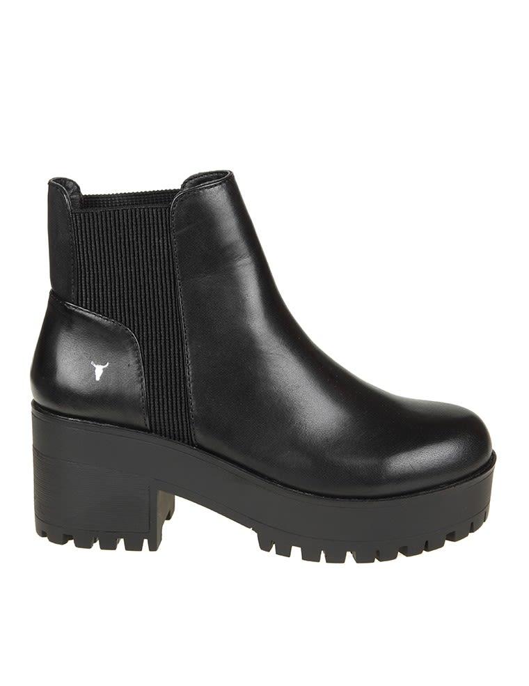 Windsor Smith Windsorsmith Black Leather Ankle Boot ModeSens