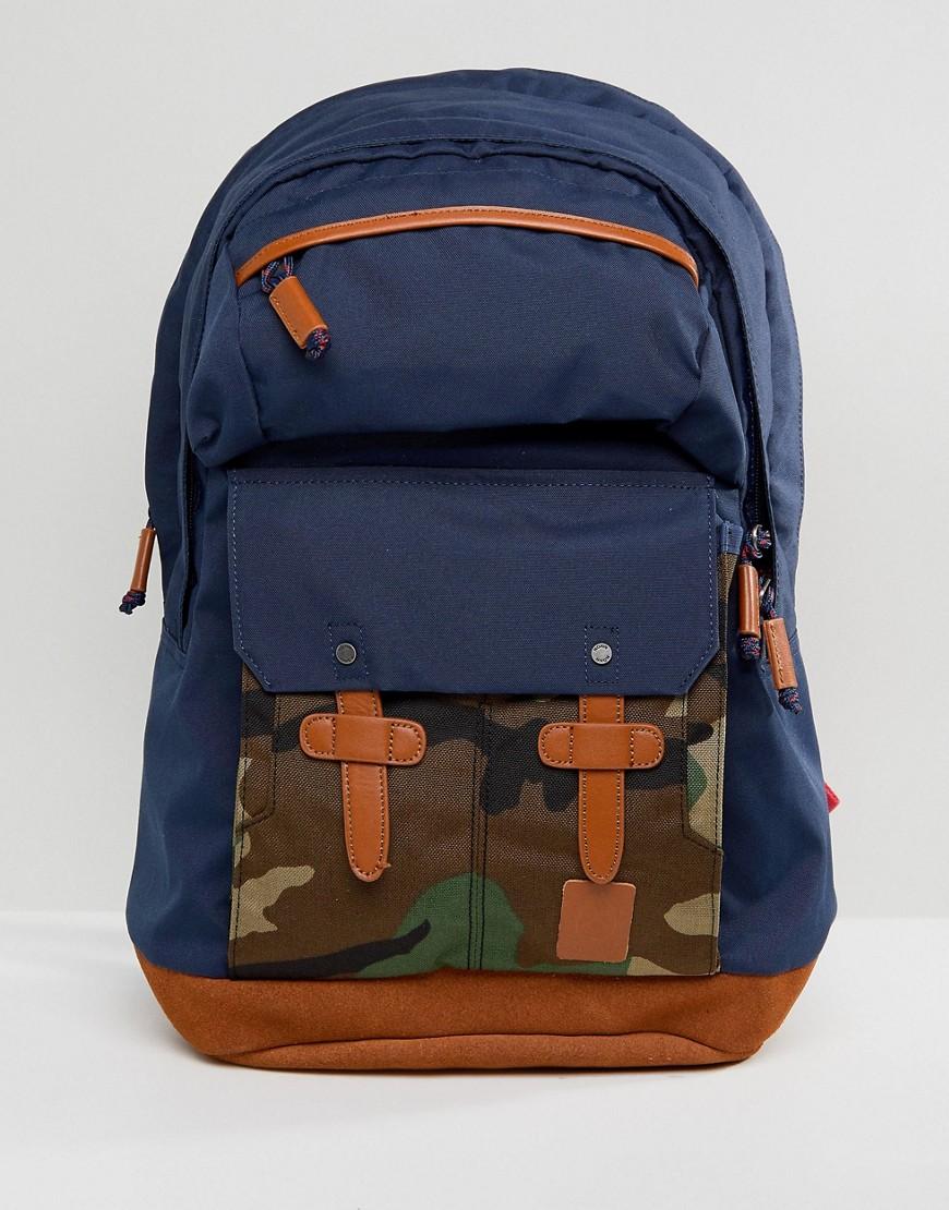 Nixon Canyon Backpack In Camo Navy ModeSens