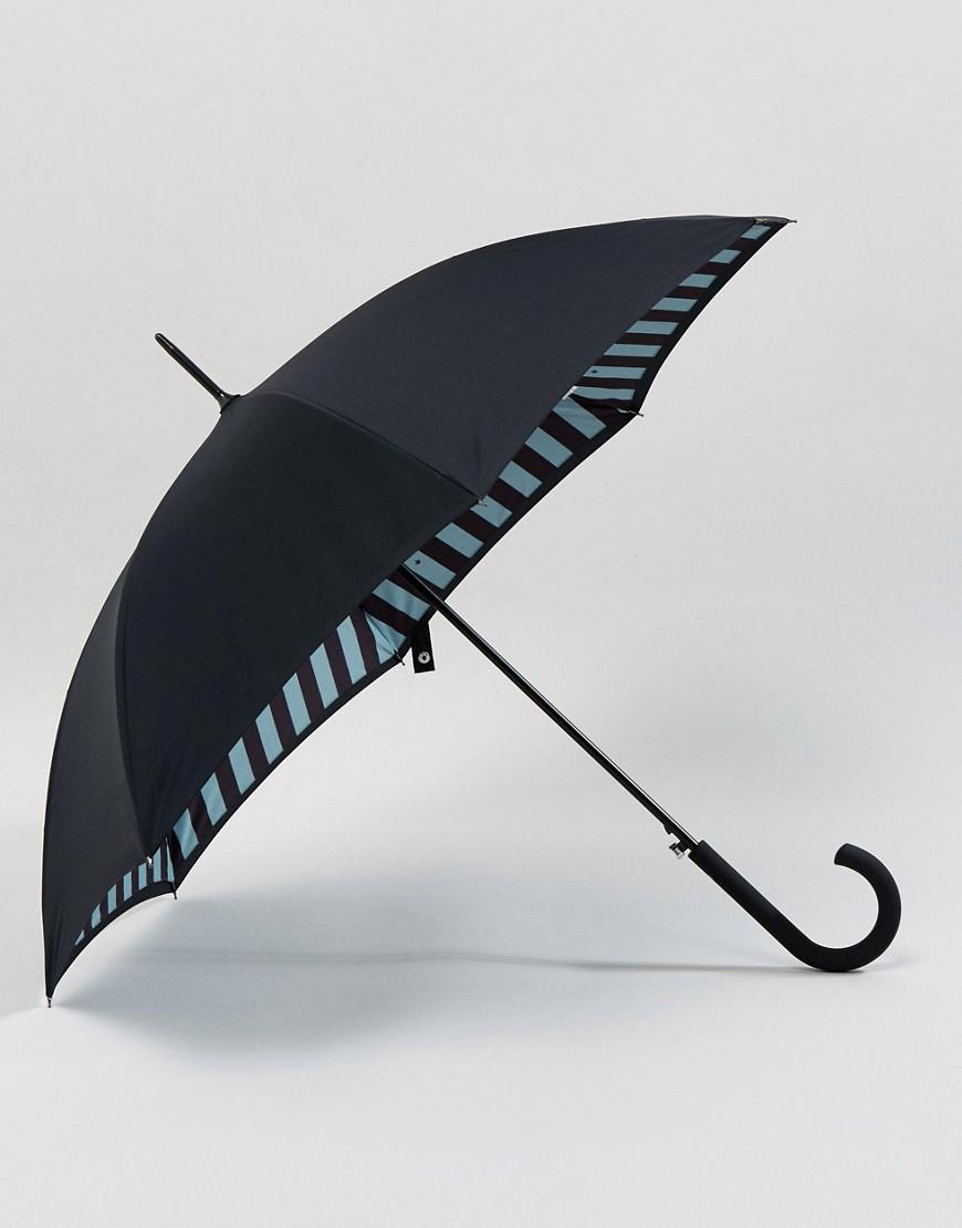 Fulton Bloomsbury 2 Block Stripe Umbrella Black ModeSens
