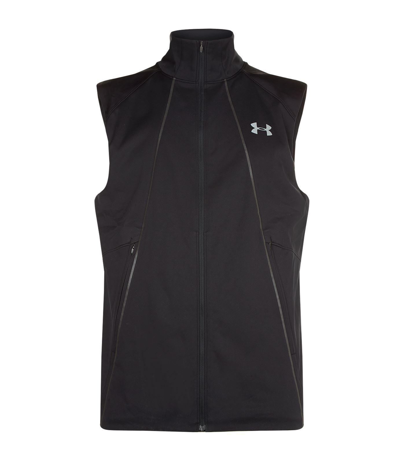 Under Armour Coldgear® Reactor Run Gilet In Black ModeSens