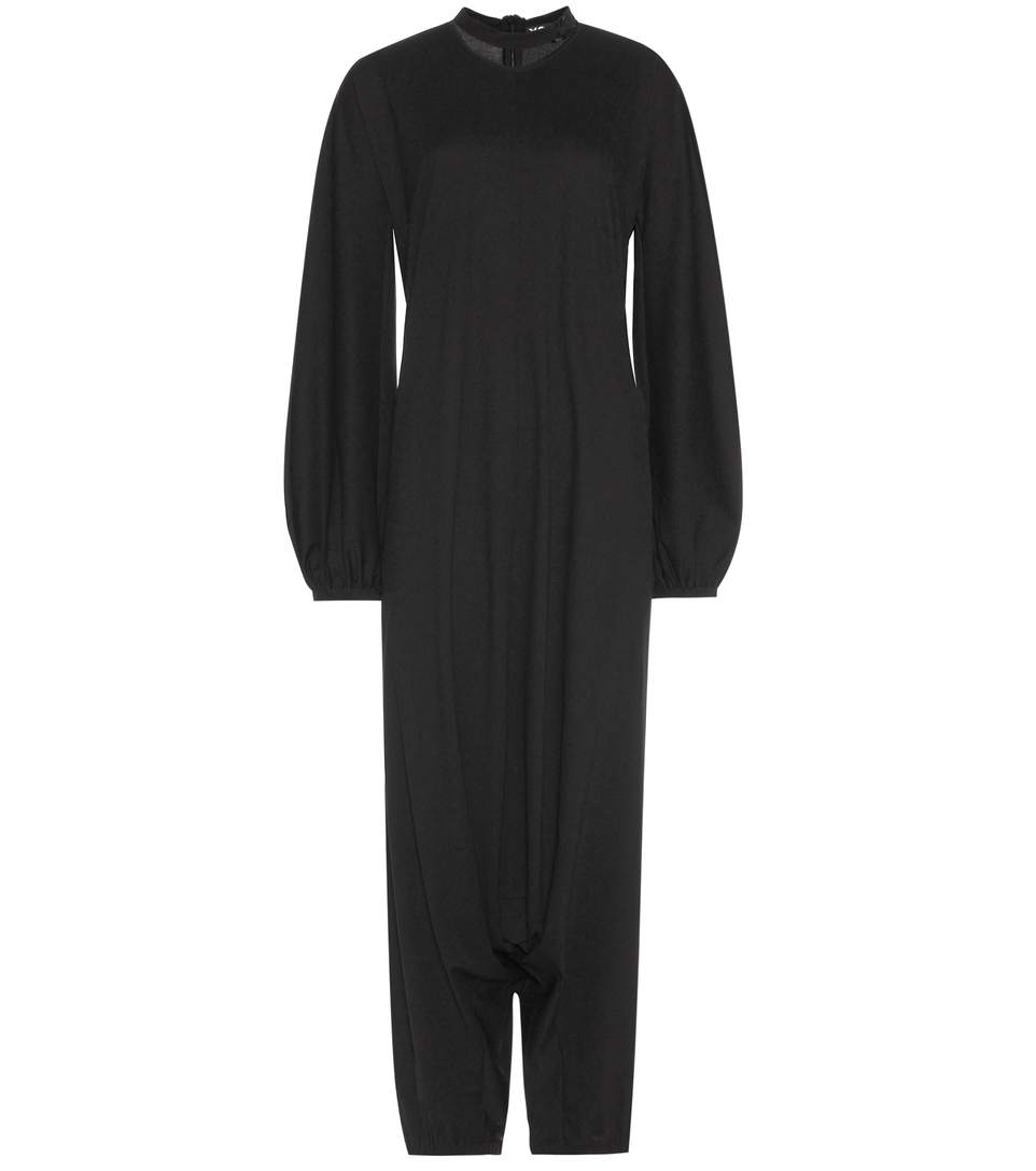 Y3 Lux Cottonblend Jumpsuit ModeSens