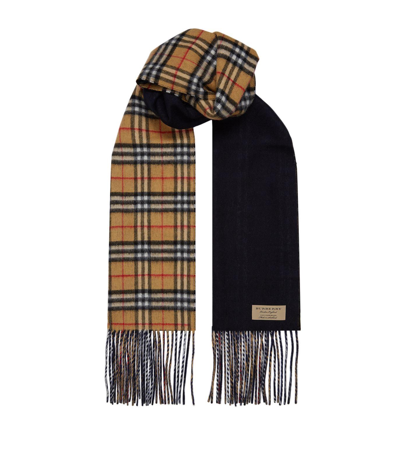 Burberry Cashmere Scarf In Blue ModeSens