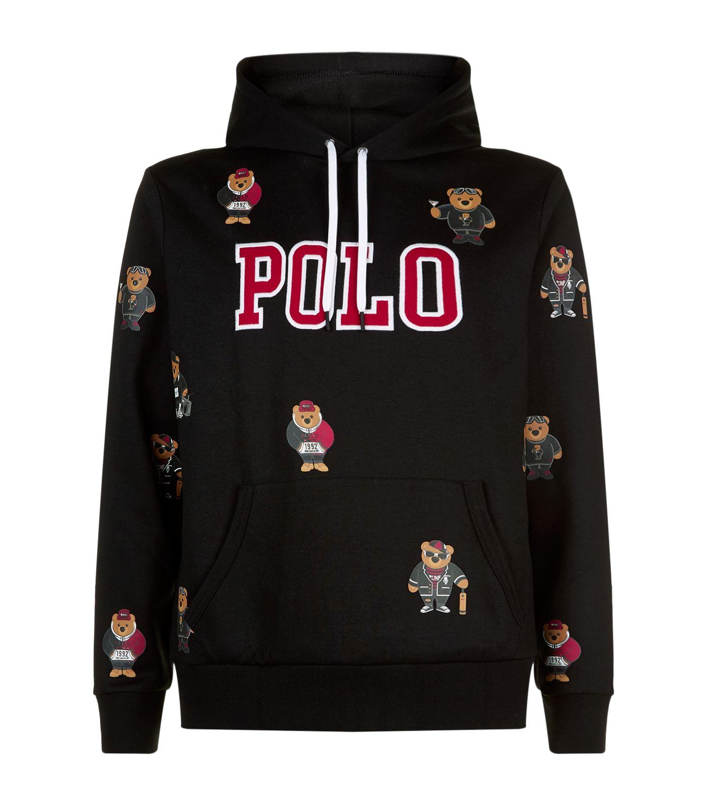 Ralph Lauren Polo Bear Hoodie In Black ModeSens