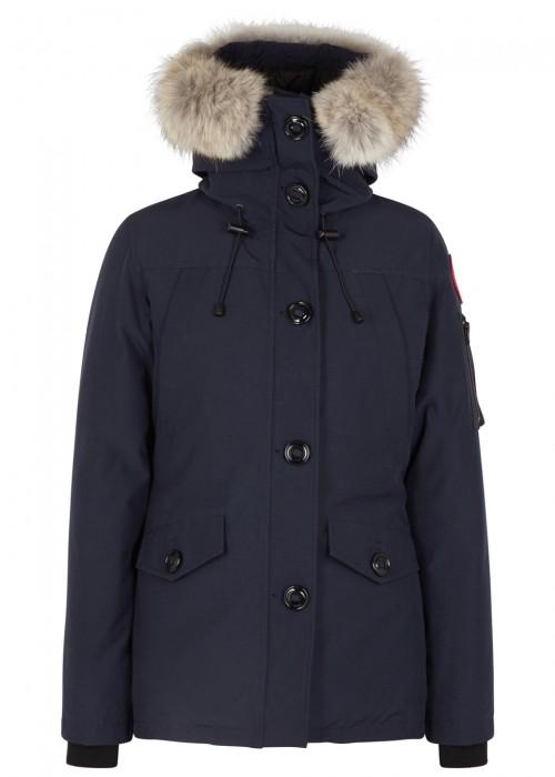 Canada Goose Montebello Furtrimmed Shell Parka In Dark Blue ModeSens