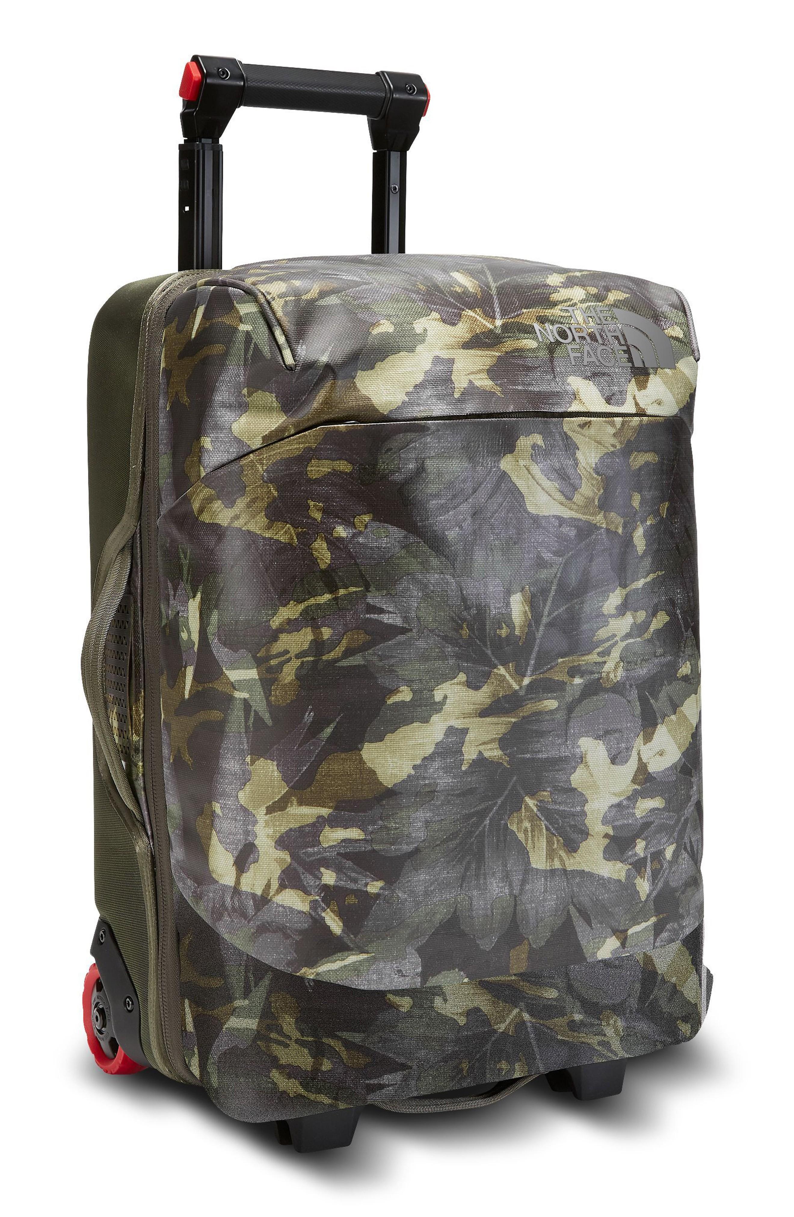 The North Face Stratoliner Medium Wheeled Carryon Green In English