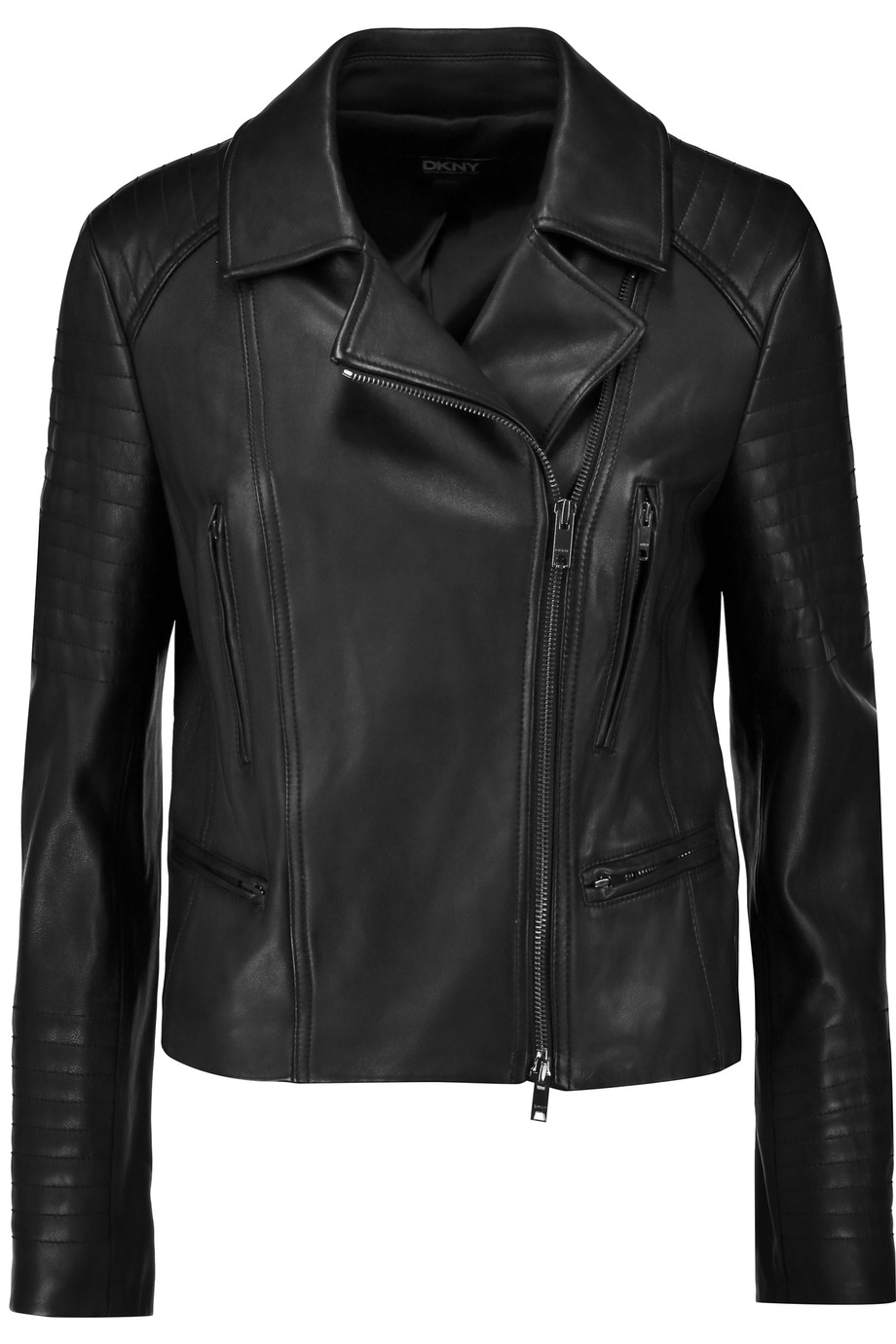 Dkny Leather Biker Jacket ModeSens