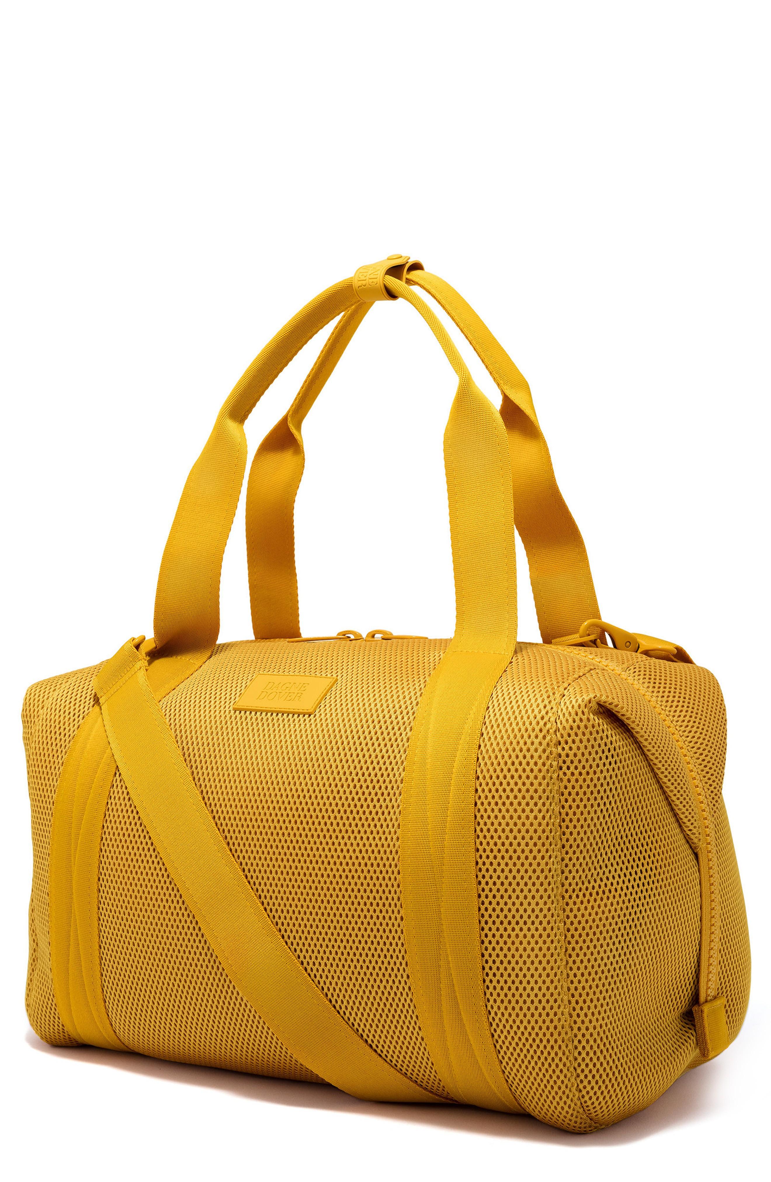 Dagne Dover 365 Large Landon Neoprene Carryall Duffel Bag Yellow In