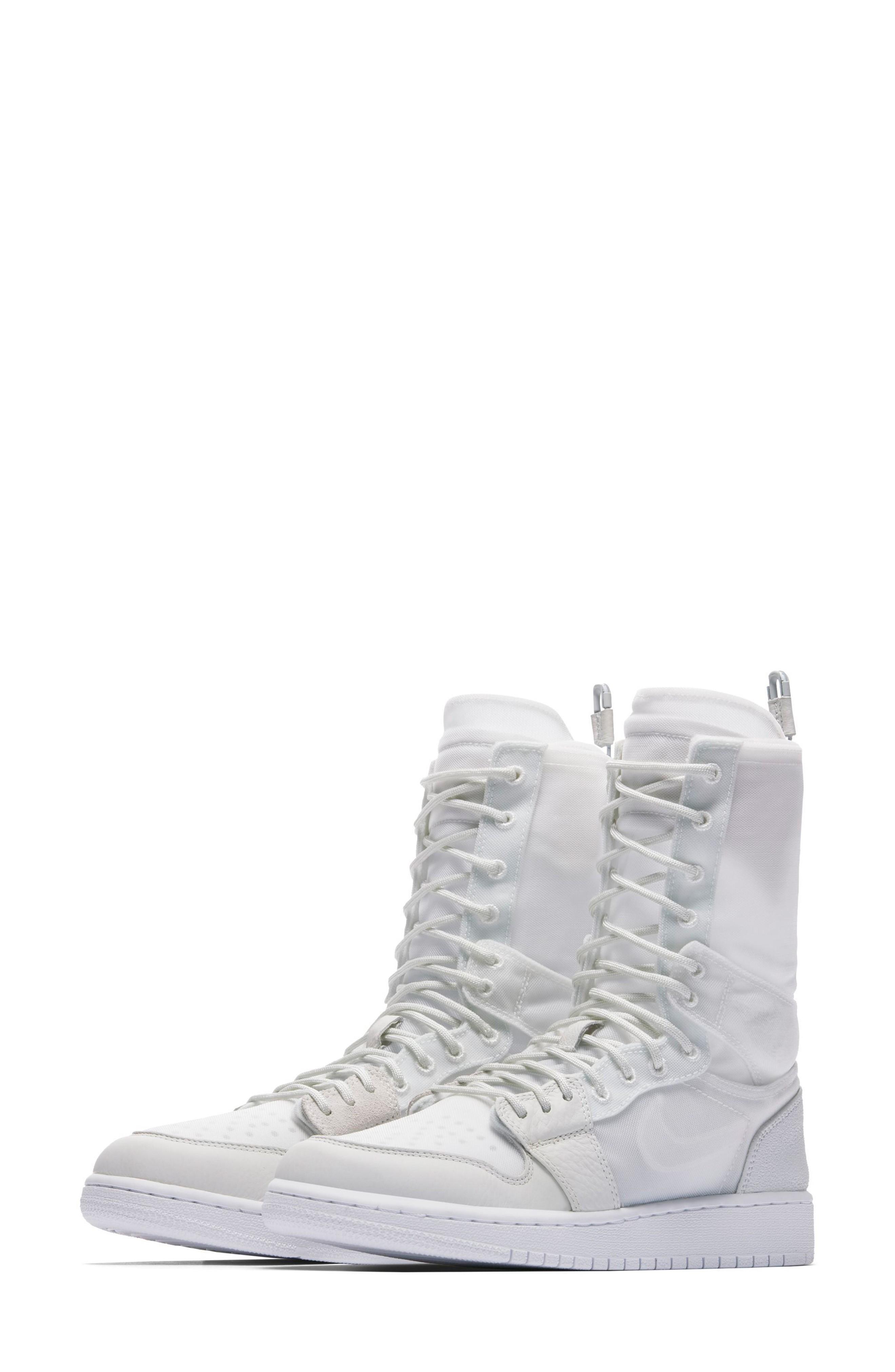 Nike Air Jordan 1 Explorer Xx Convertible High Top Sneaker In Off White