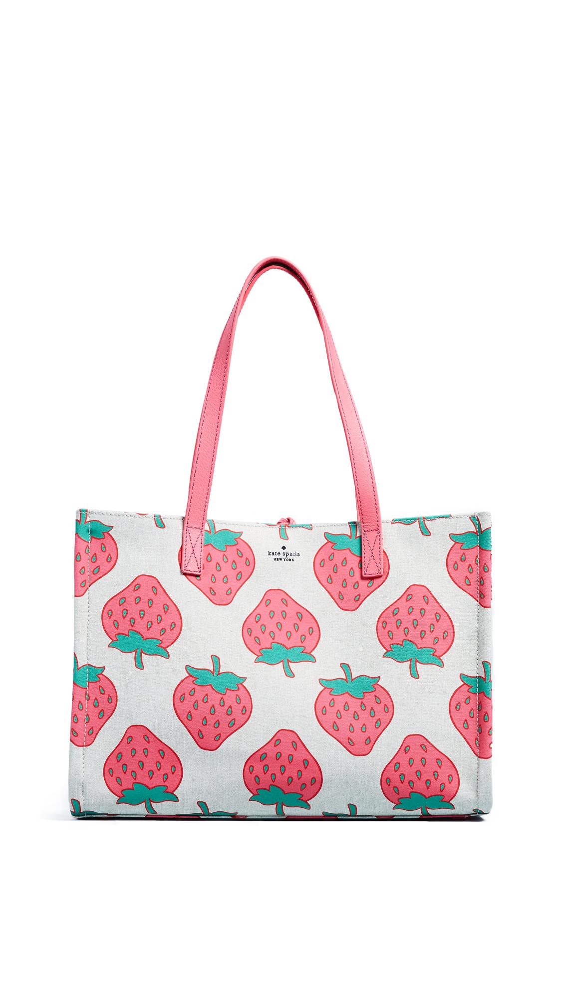 Kate Spade Picnic Perfect Strawberry Tote In Multi ModeSens
