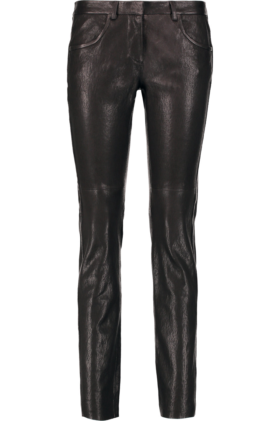 Isabel Marant Drake Leather Skinny Pants ModeSens