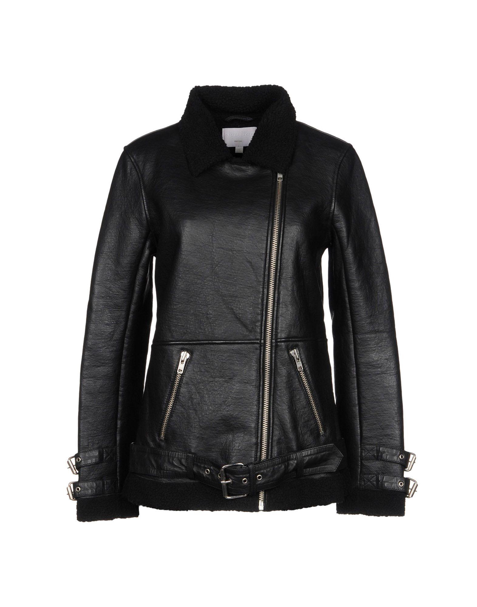Walter Baker Leather Jacket In Black ModeSens