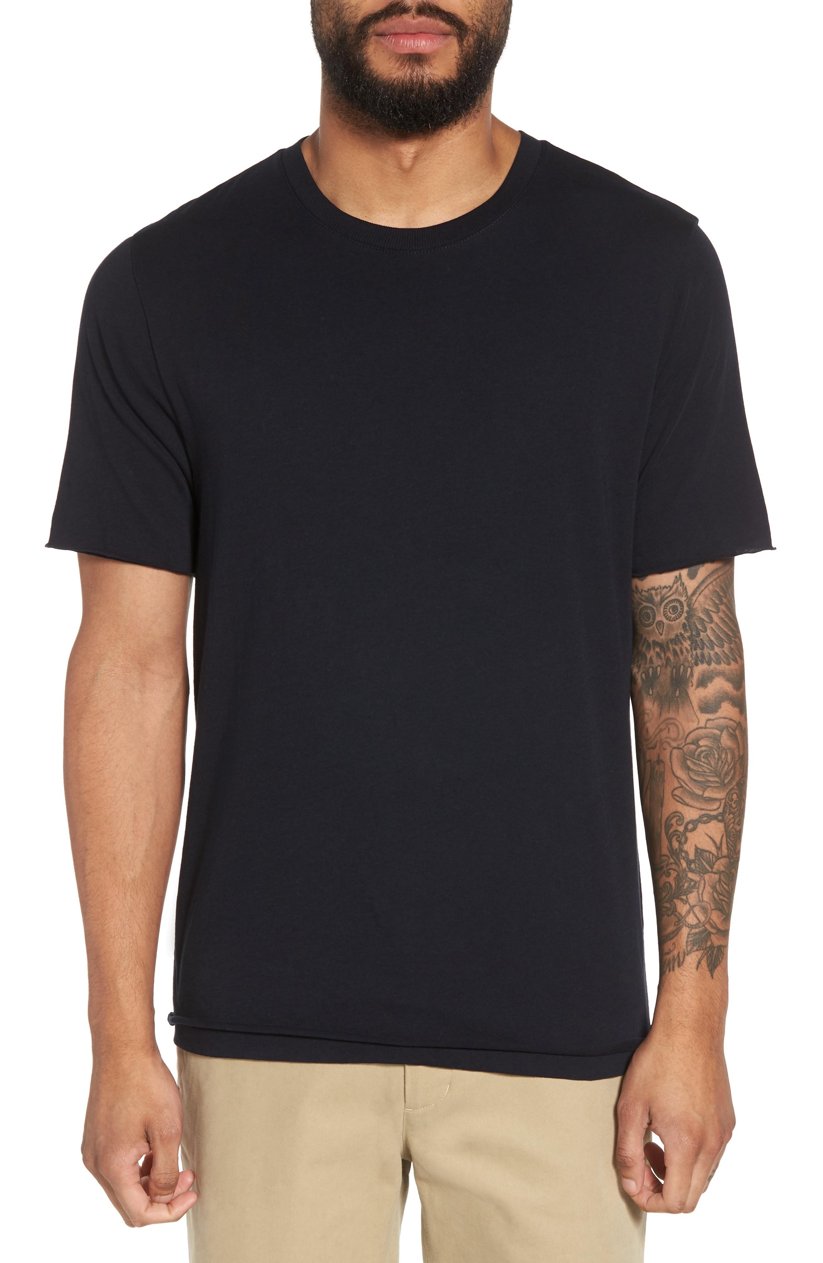 Vince Double Layer Slim Fit Tshirt In New Coastal ModeSens