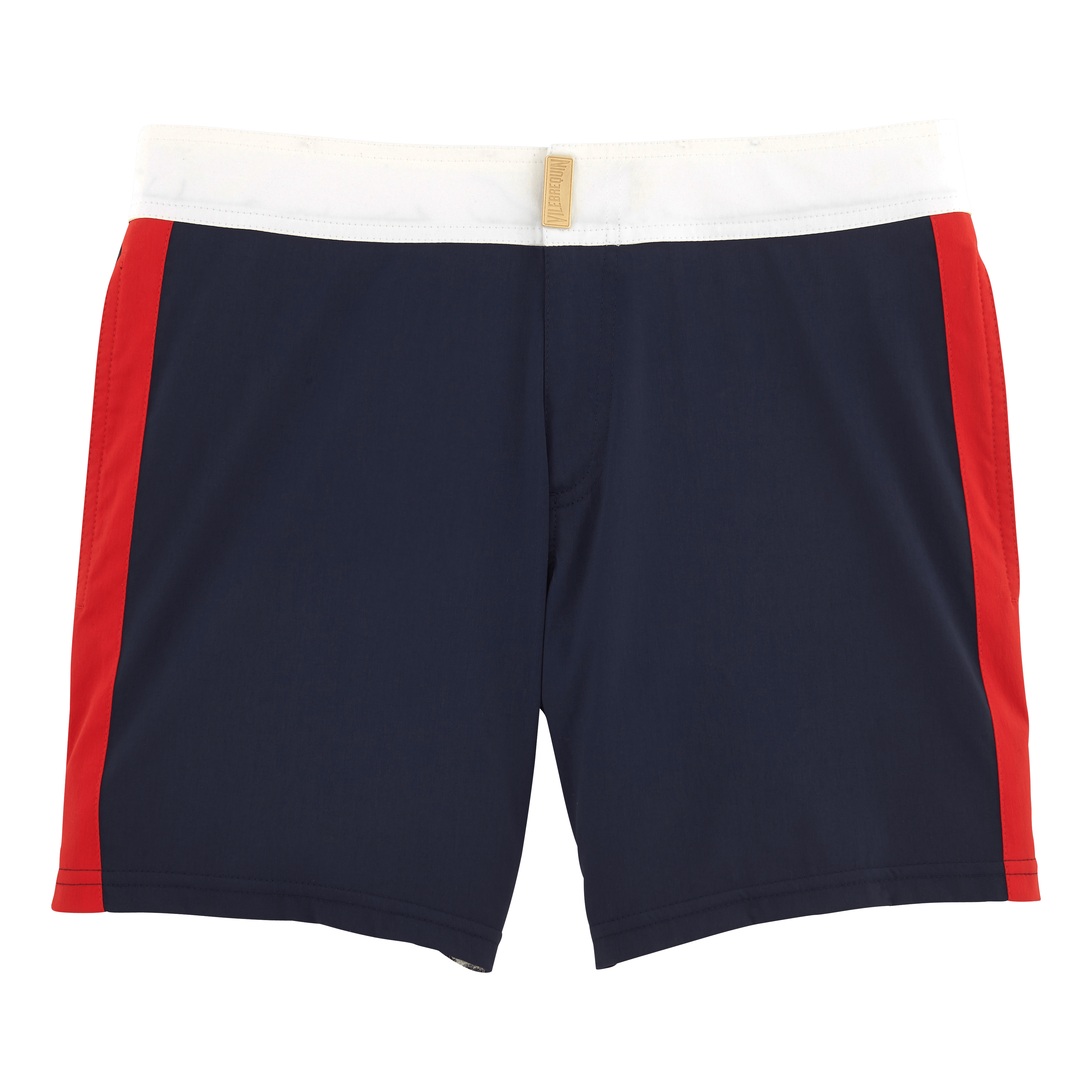 Vilebrequin Men Swimwear Men Fitted Stretch Swimwear Tricolor