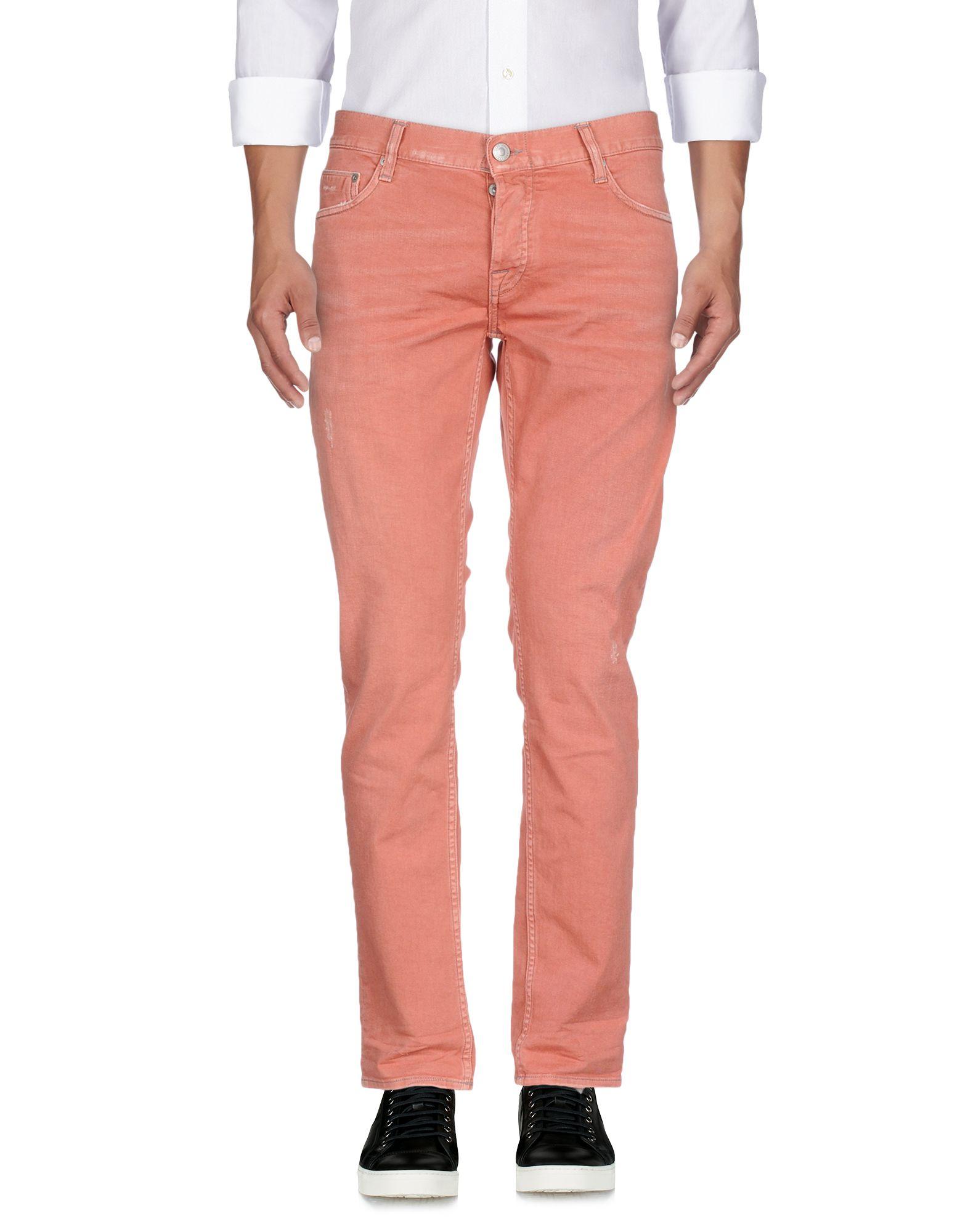 Care Label Jeans In Salmon Pink ModeSens
