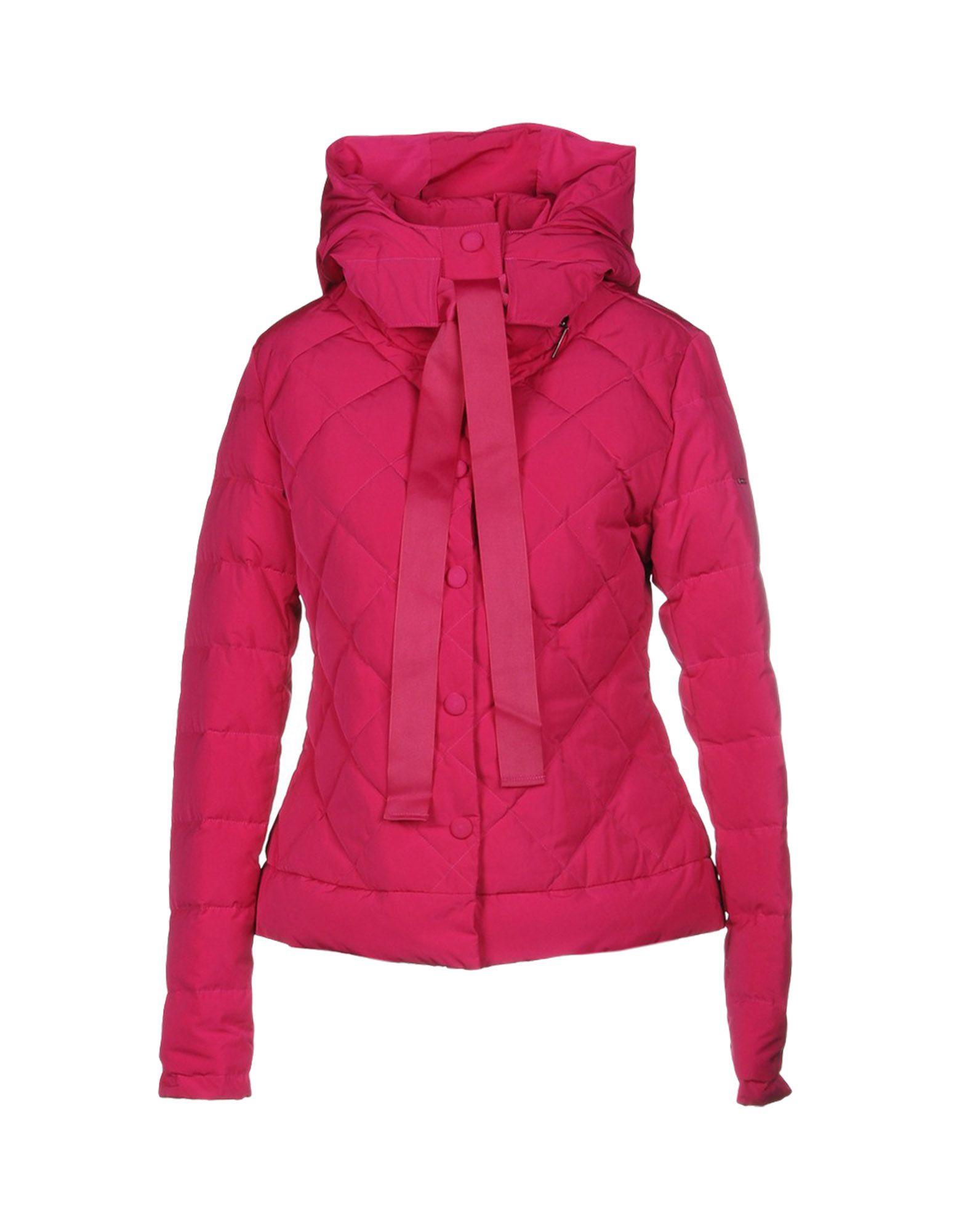Armani Jeans Down Jacket In Fuchsia ModeSens
