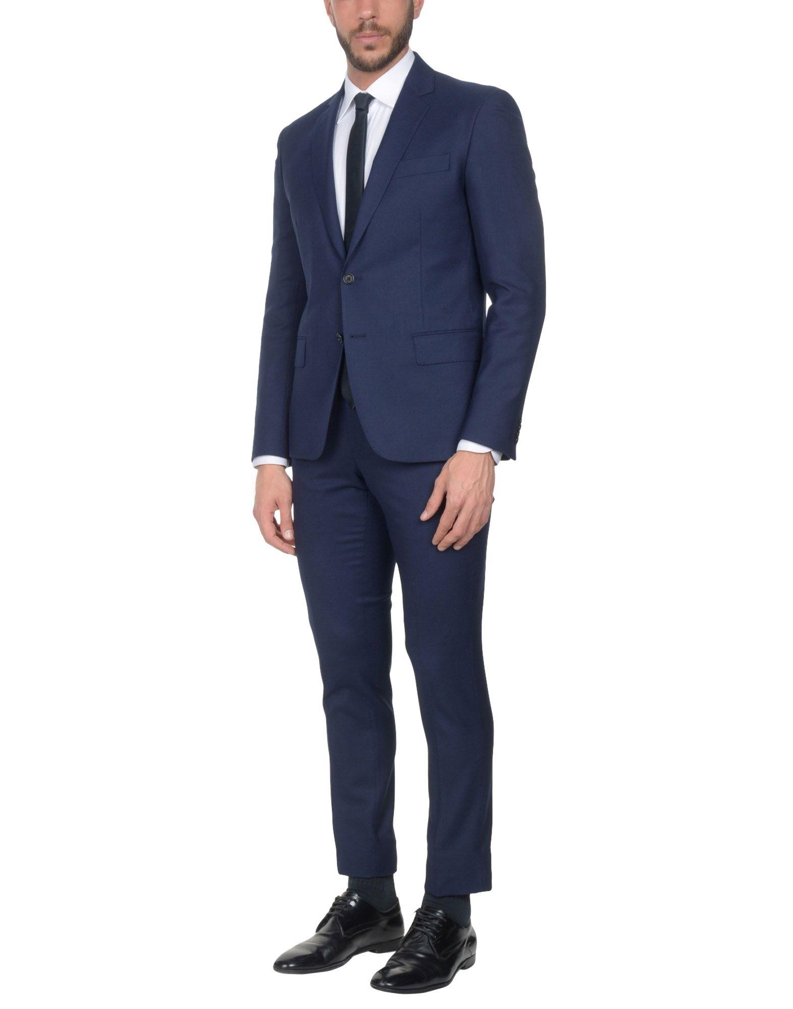 Pierre Balmain Suits In Blue ModeSens