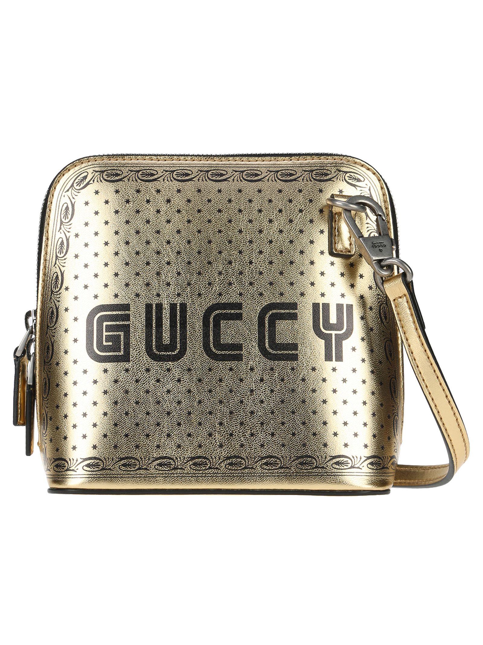 Gucci Purse Crossbody Gold Chainsaw