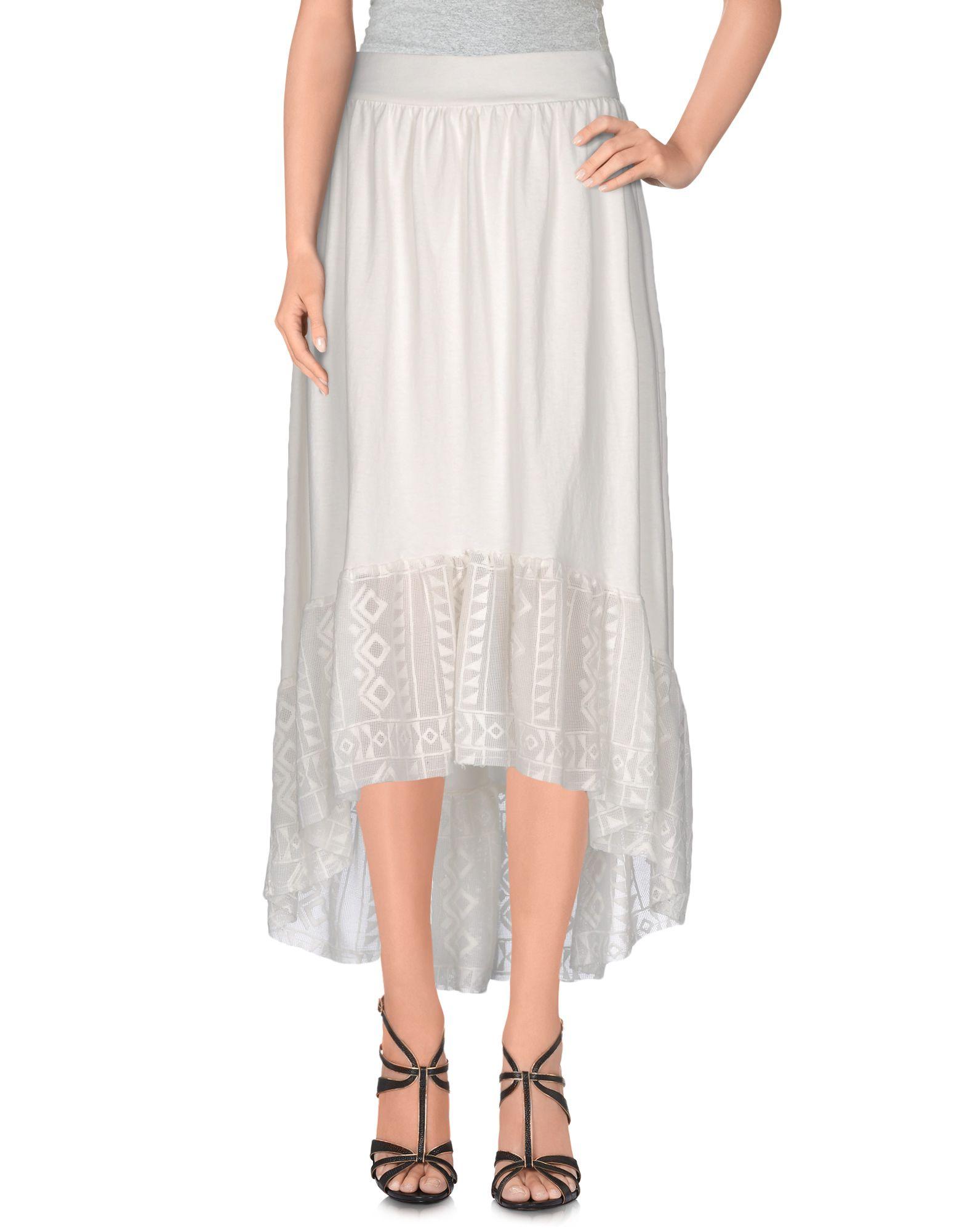 Liu •jo Knee Length Skirt In White ModeSens