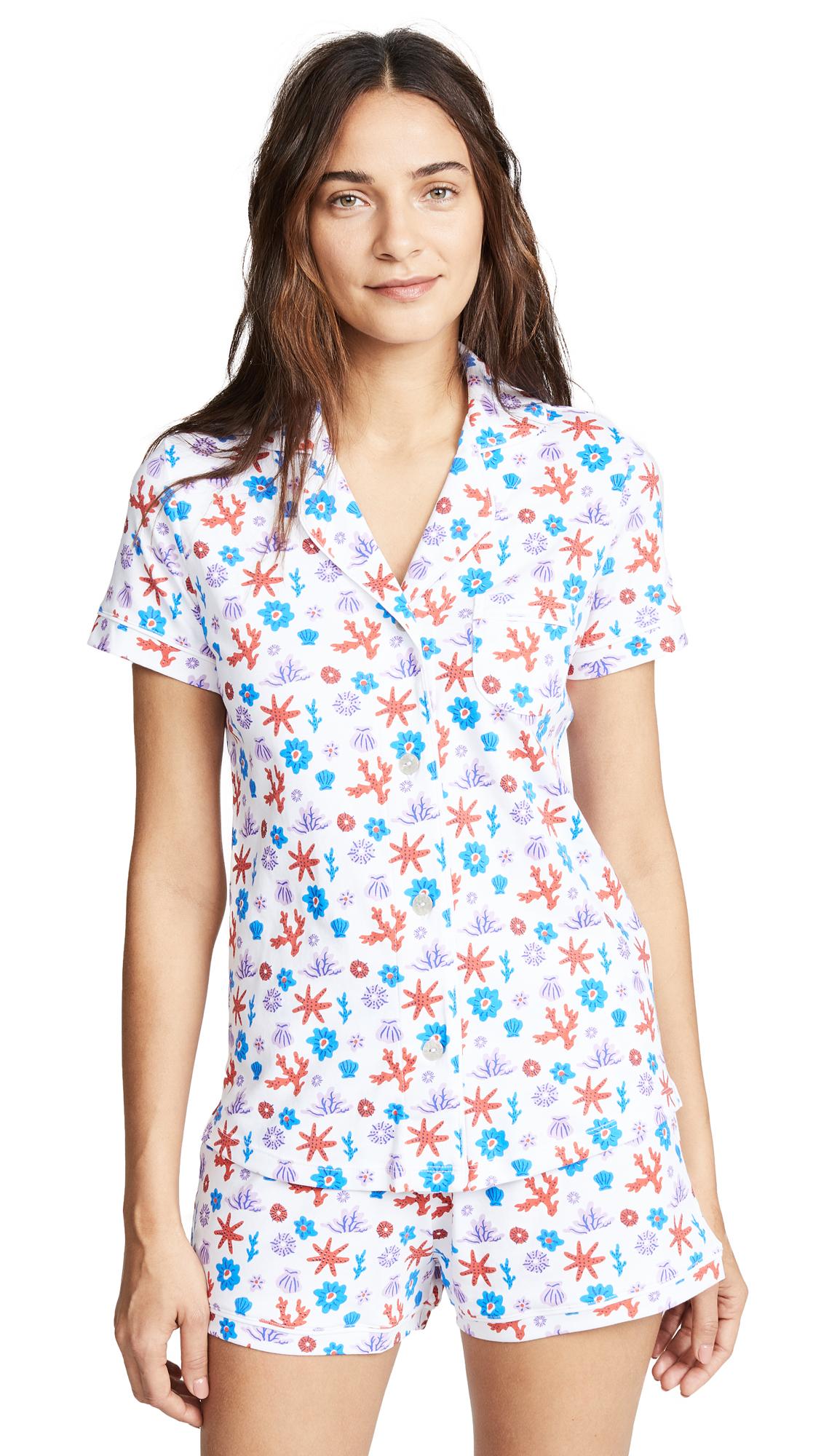 Roller Rabbit Posei Polo Pajama Set In Rose ModeSens