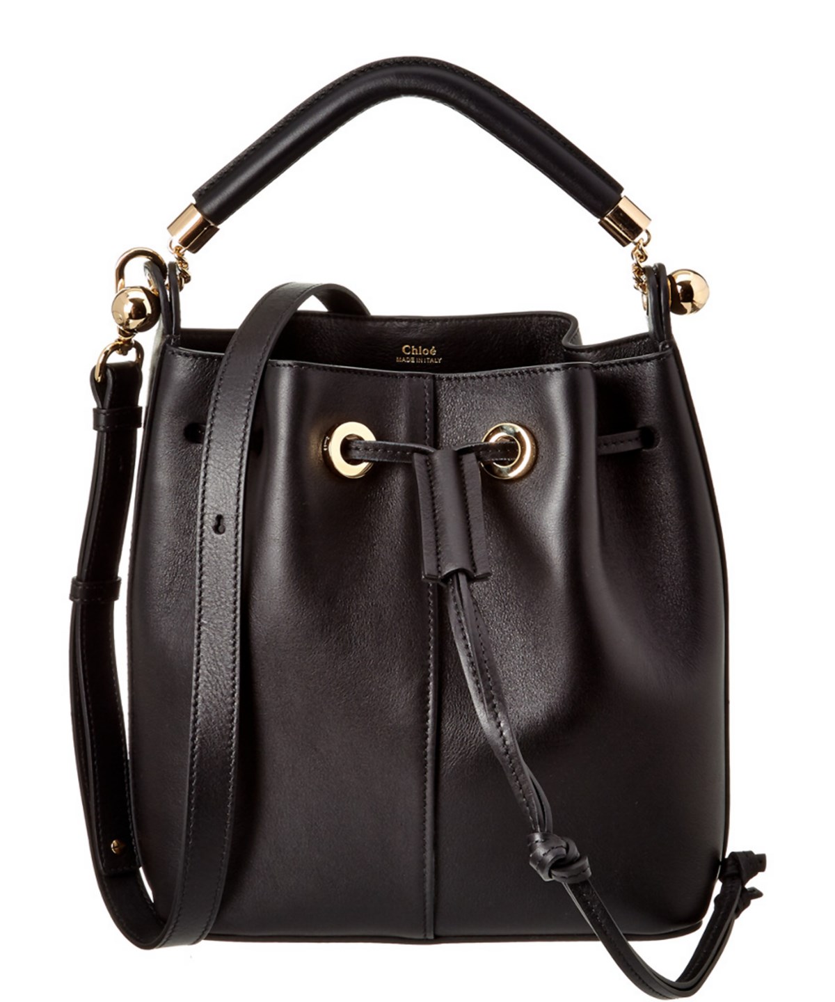 Chloé Chloe Gala Medium Leather Bucket Bag' In Black ModeSens