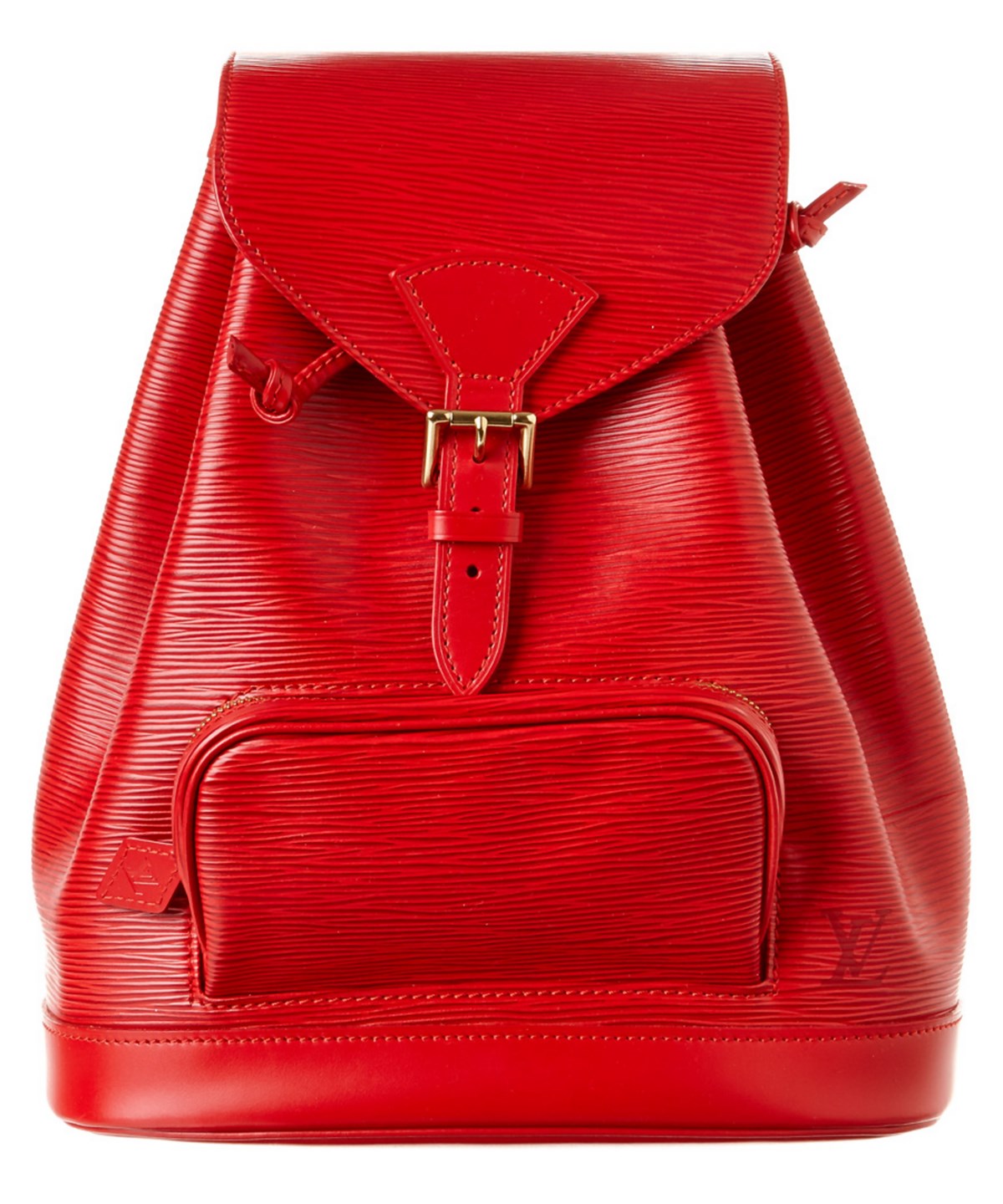 Louis Vuitton Red Epi Leather Montsouris Mm Backpack' In No Color