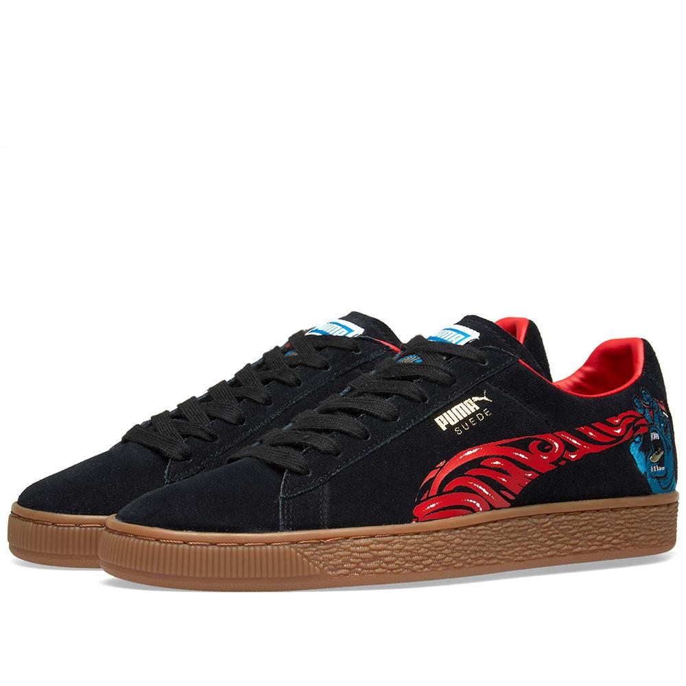 Puma X Santa Cruz Suede In Black ModeSens