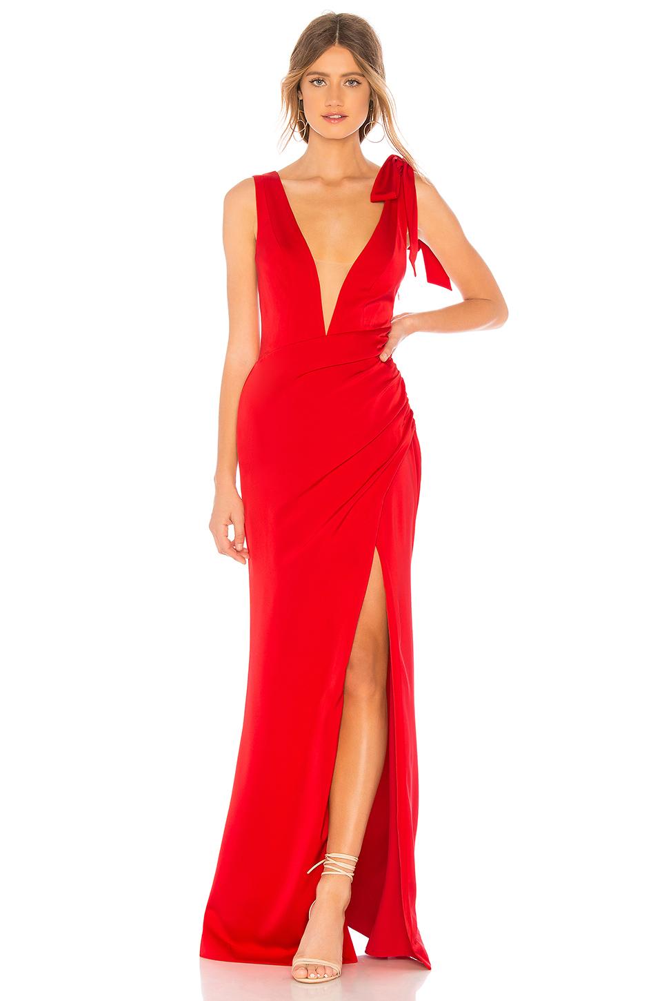 Lovers & Friends Patrick Gown In Red ModeSens