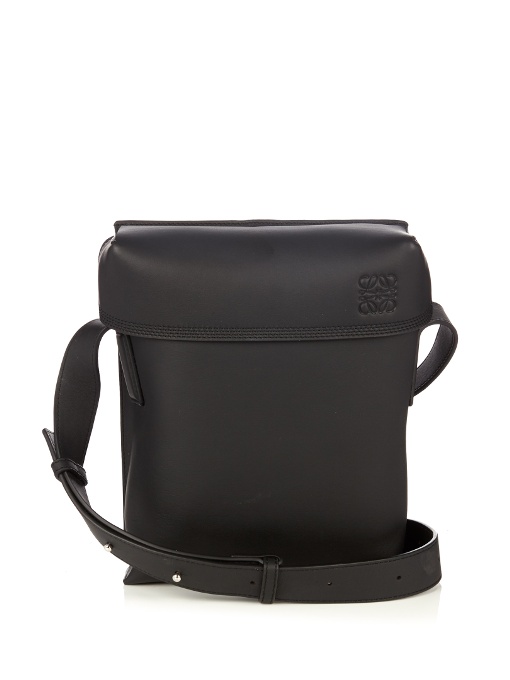 Loewe Military Pocket Messenger Bag In Black ModeSens