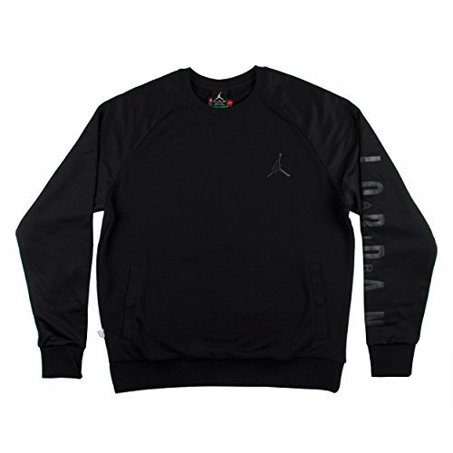 Nike Mens Air Jordan 7 Vii Pocket Crew Neck Sweatshirt Black ModeSens
