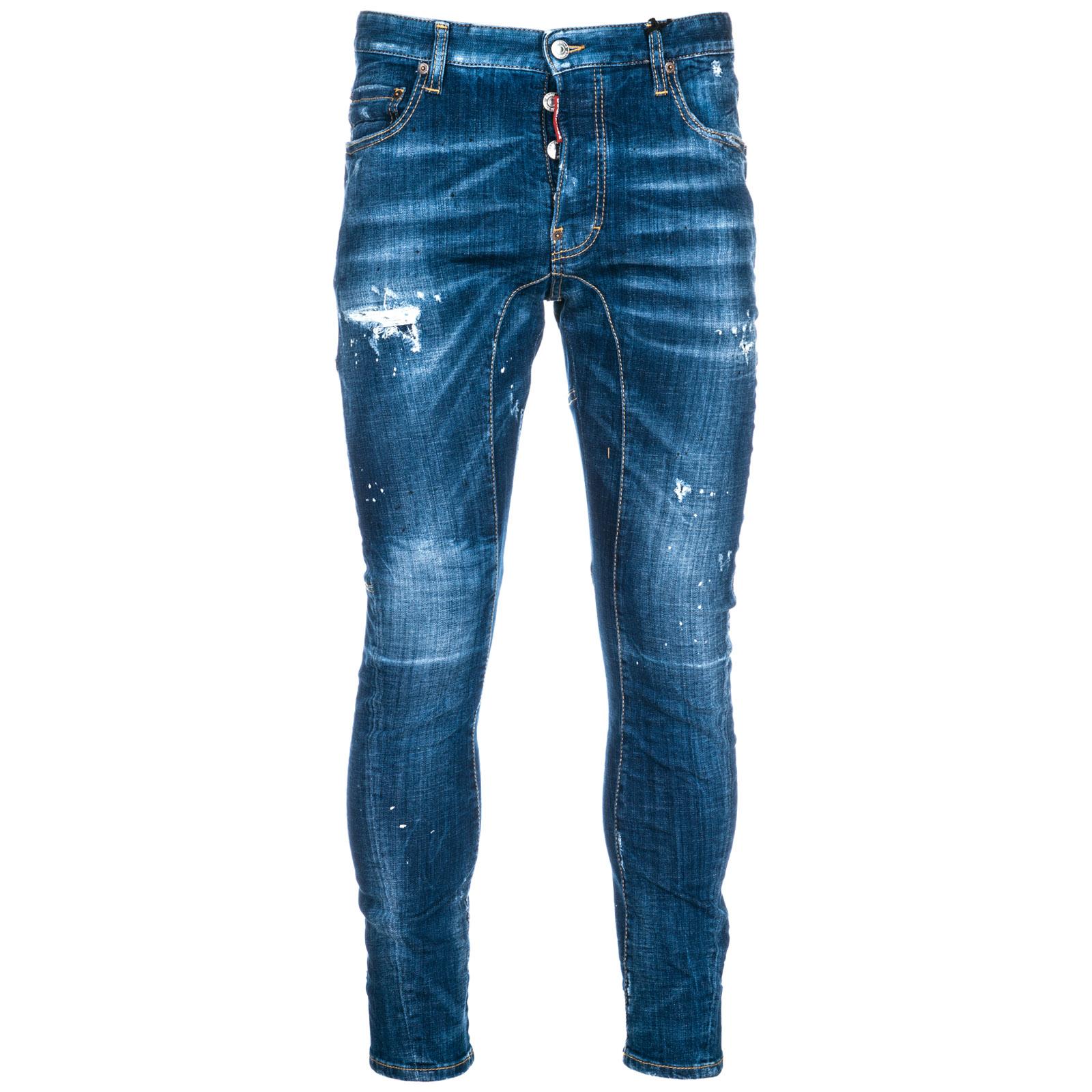 Dsquared2 Men's Jeans Denim Tidy Biker In Blue ModeSens