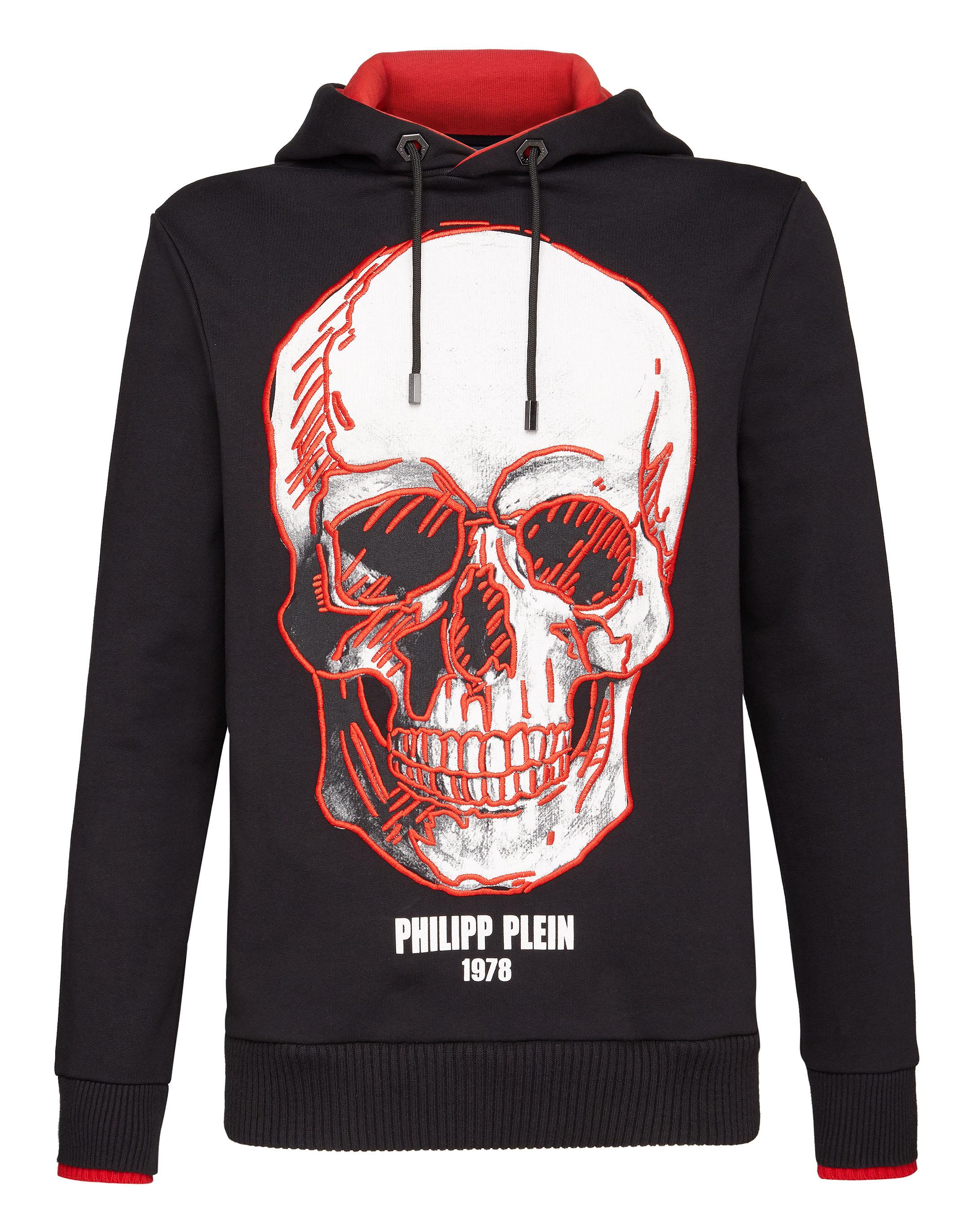 Philipp Plein Hoodie Sweatshirt Skull In Black ModeSens