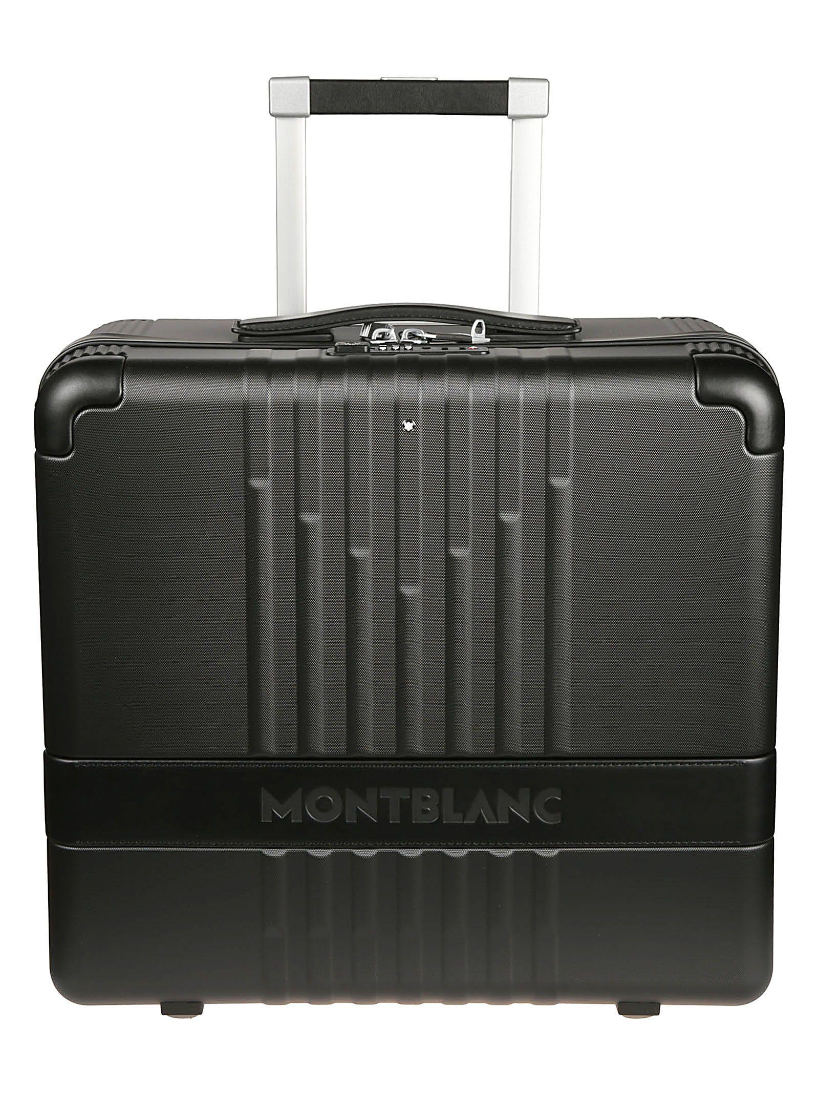 Montblanc Trolley Pilot Luggage In Black ModeSens