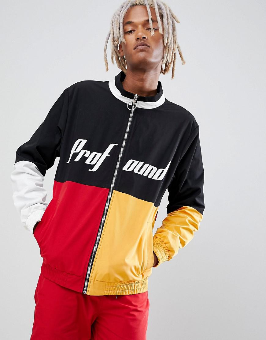 Profound Aesthetic Racing Windbreaker Track Jacket In