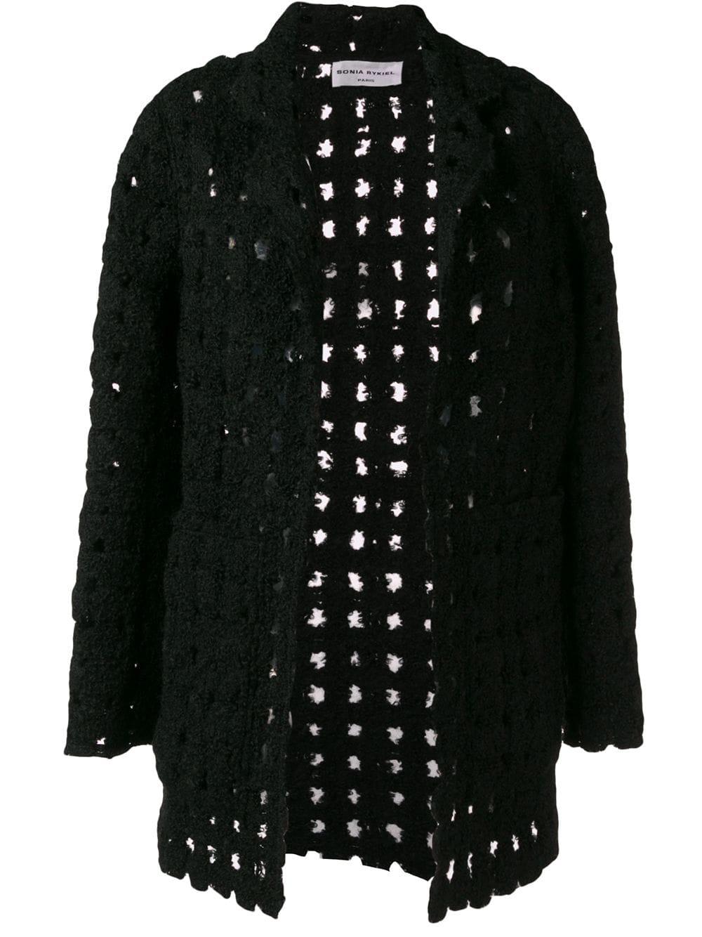 Sonia Rykiel Embroidered Geometric Jacket Black ModeSens