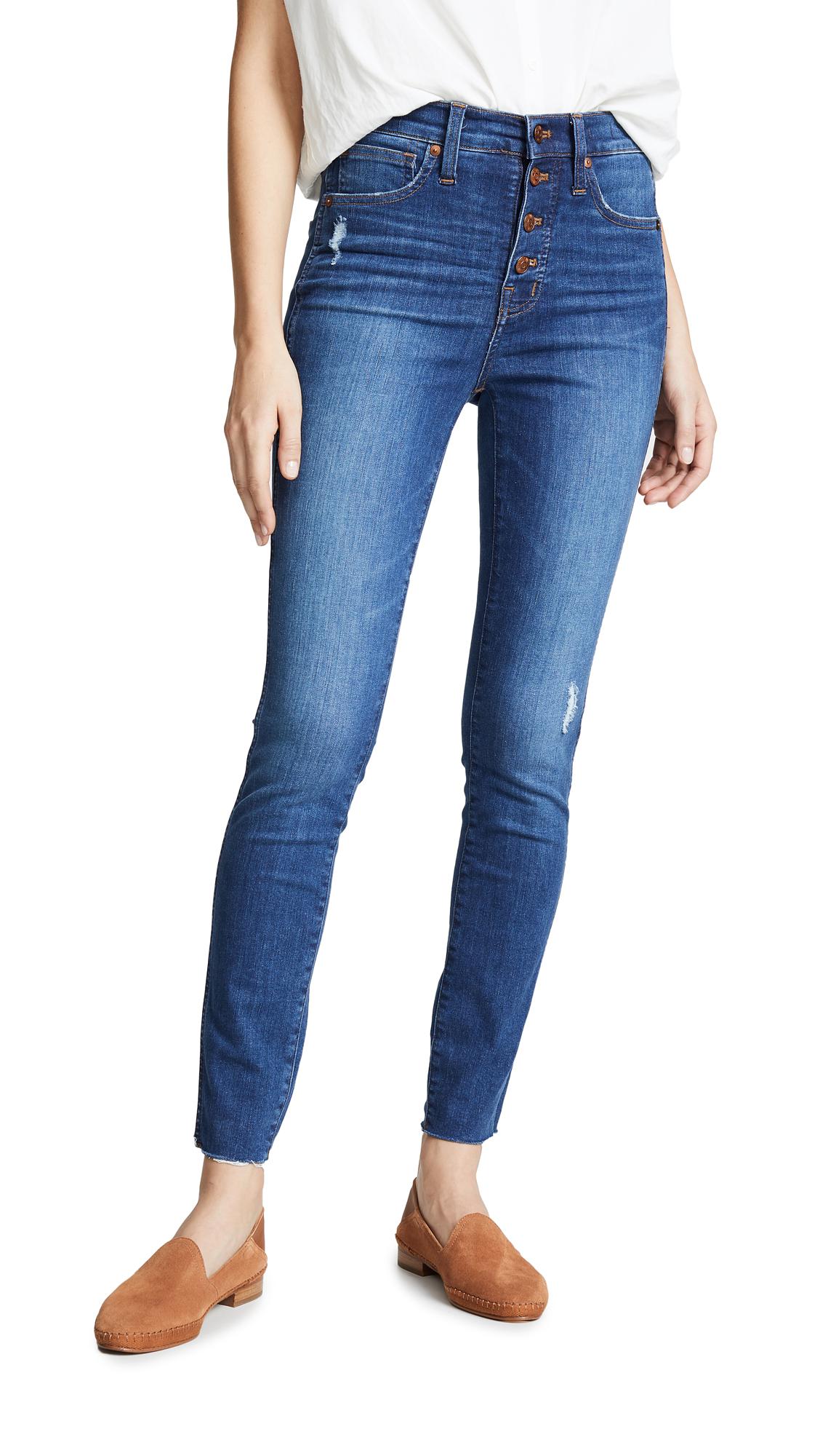 Madewell 10 High Rise Button Front Jeans" In Hanna ModeSens