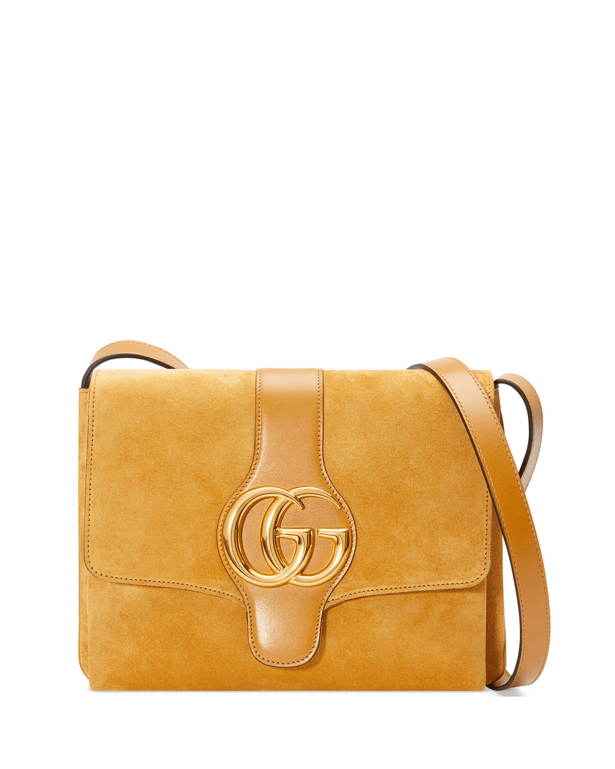 Gucci Medium Arli Shoulder Bag Brown In Light Cognac ModeSens
