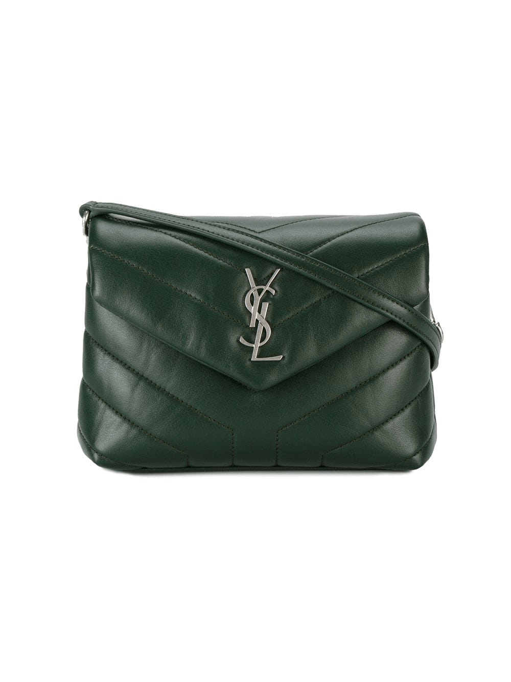 Saint Laurent Toy Lou Lou Strap Shoulder Bag Green ModeSens