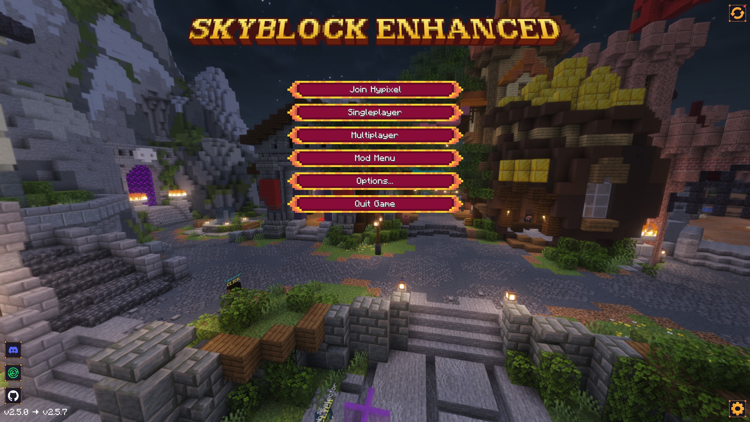 Skyblock Enhanced Skinmc