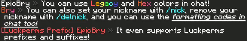 EpicChat Minecraft Mod