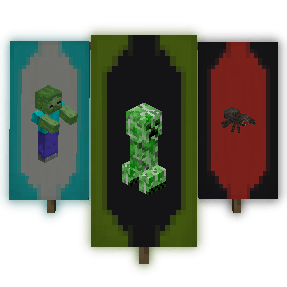 Entity Banners Minecraft Mod