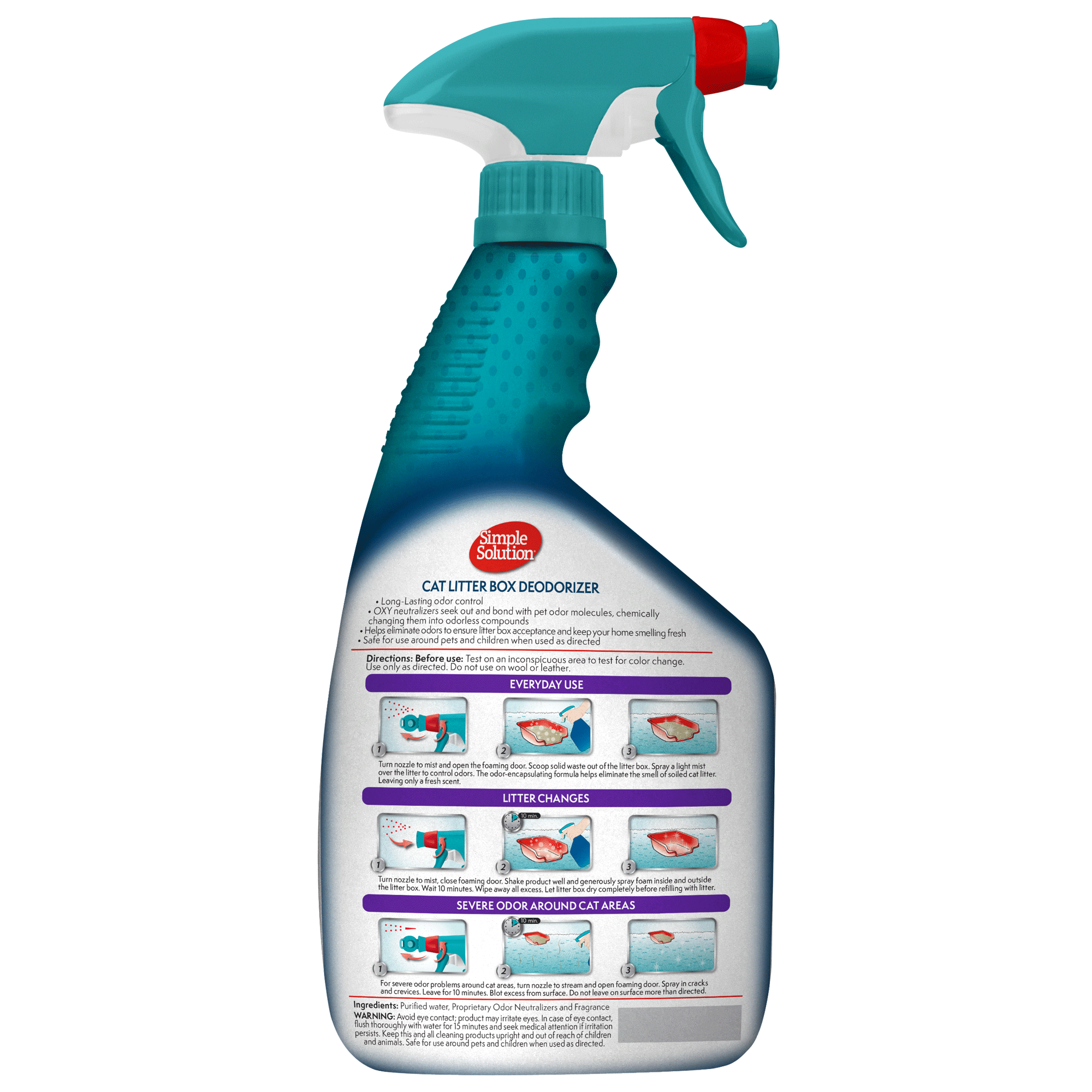 מנטרל ריח לשירותי החתול SIMPLE SOLUTION Litter Box Deodorizer פט