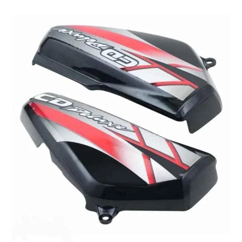 Buy Grow Famous ABS Black & Red Side Panel Set for Hero HF Deluxe