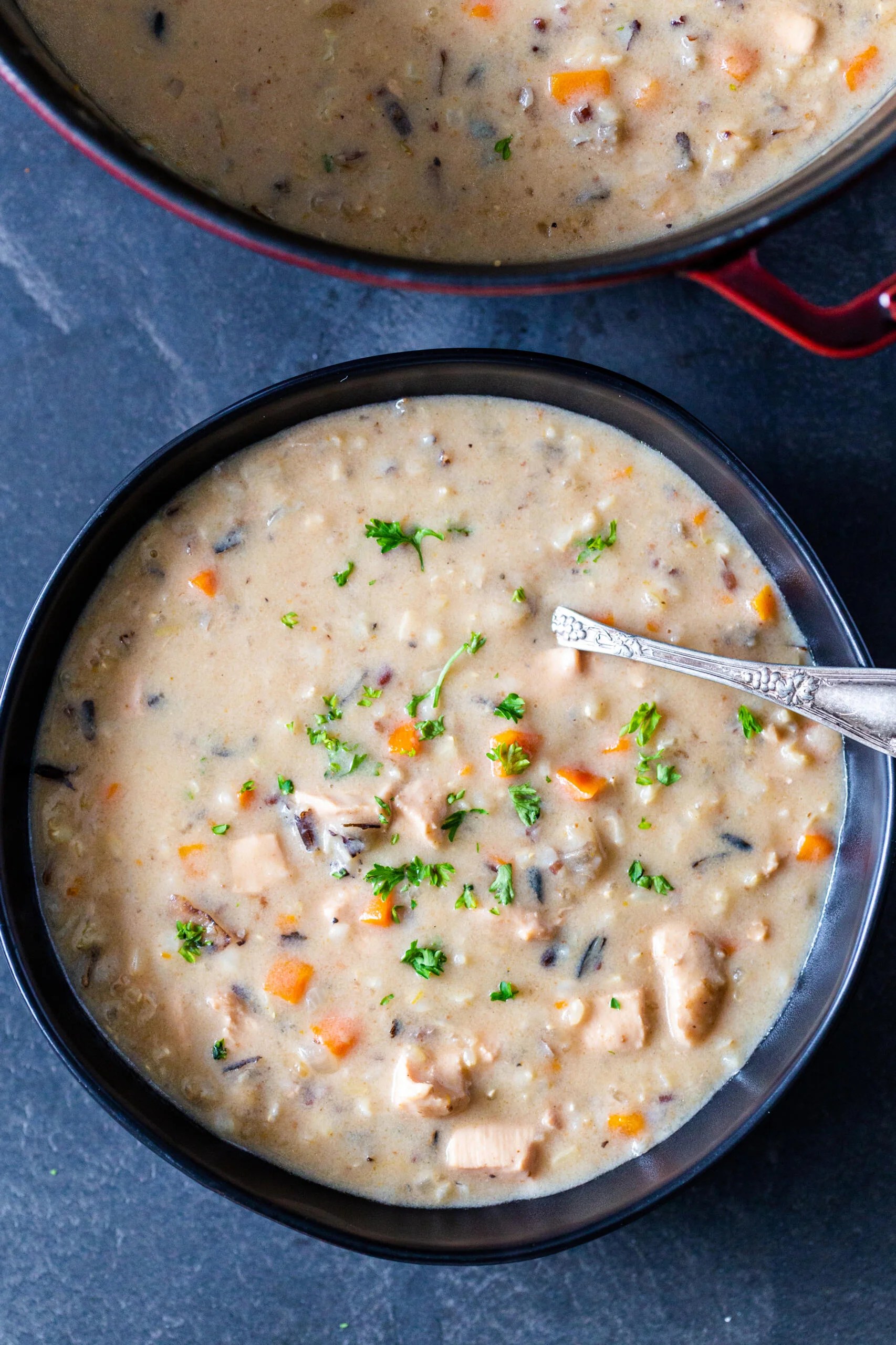 Chicken Wild Rice Soup (Easy One Pot) Momsdish
