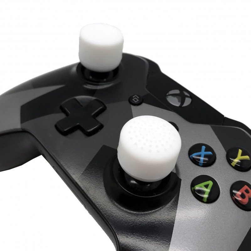 WHITE Extenders Analog Thumb Stick Cover Grip Caps for Xbox One XB1