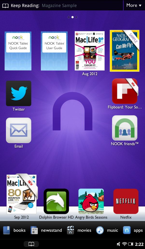 Display, interface, and connectivity Nook Tablet review Page 2 TechRadar