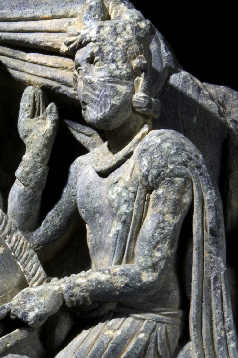 This close-up shows Siddhartha.