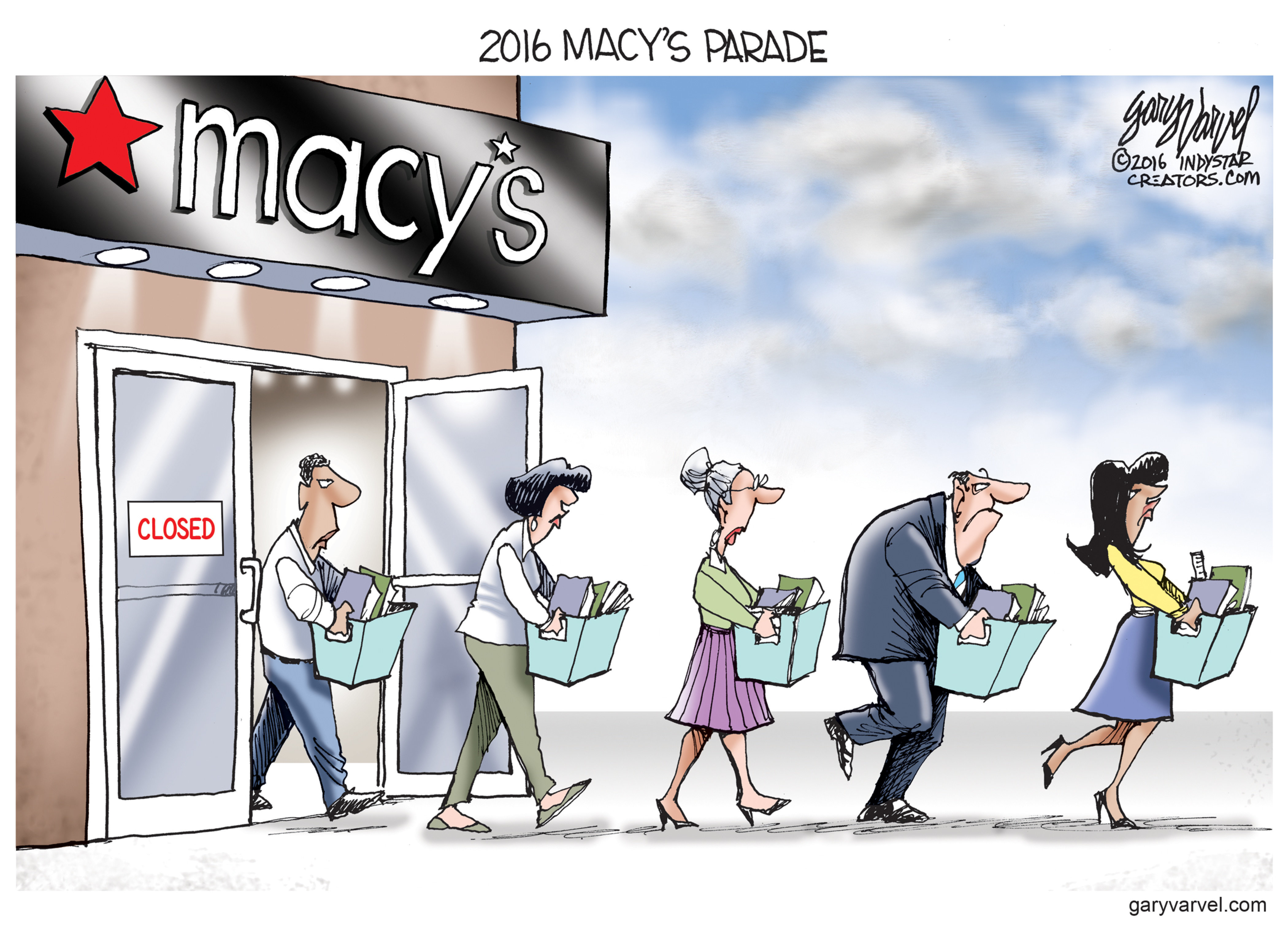 Editorial Cartoon Us Macys Employees The Week