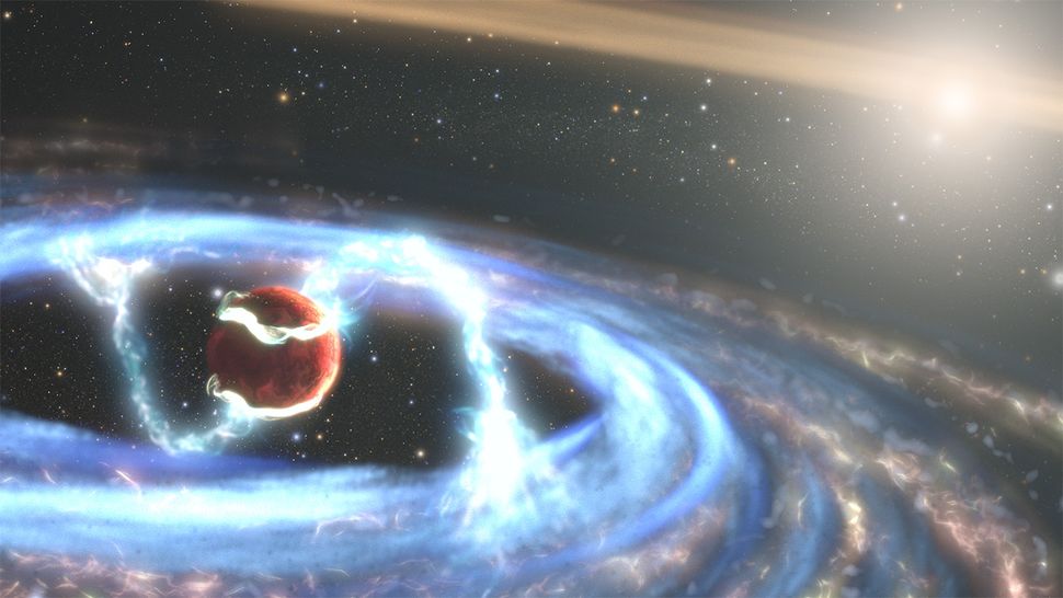The youngest found by the Hubble telescope is