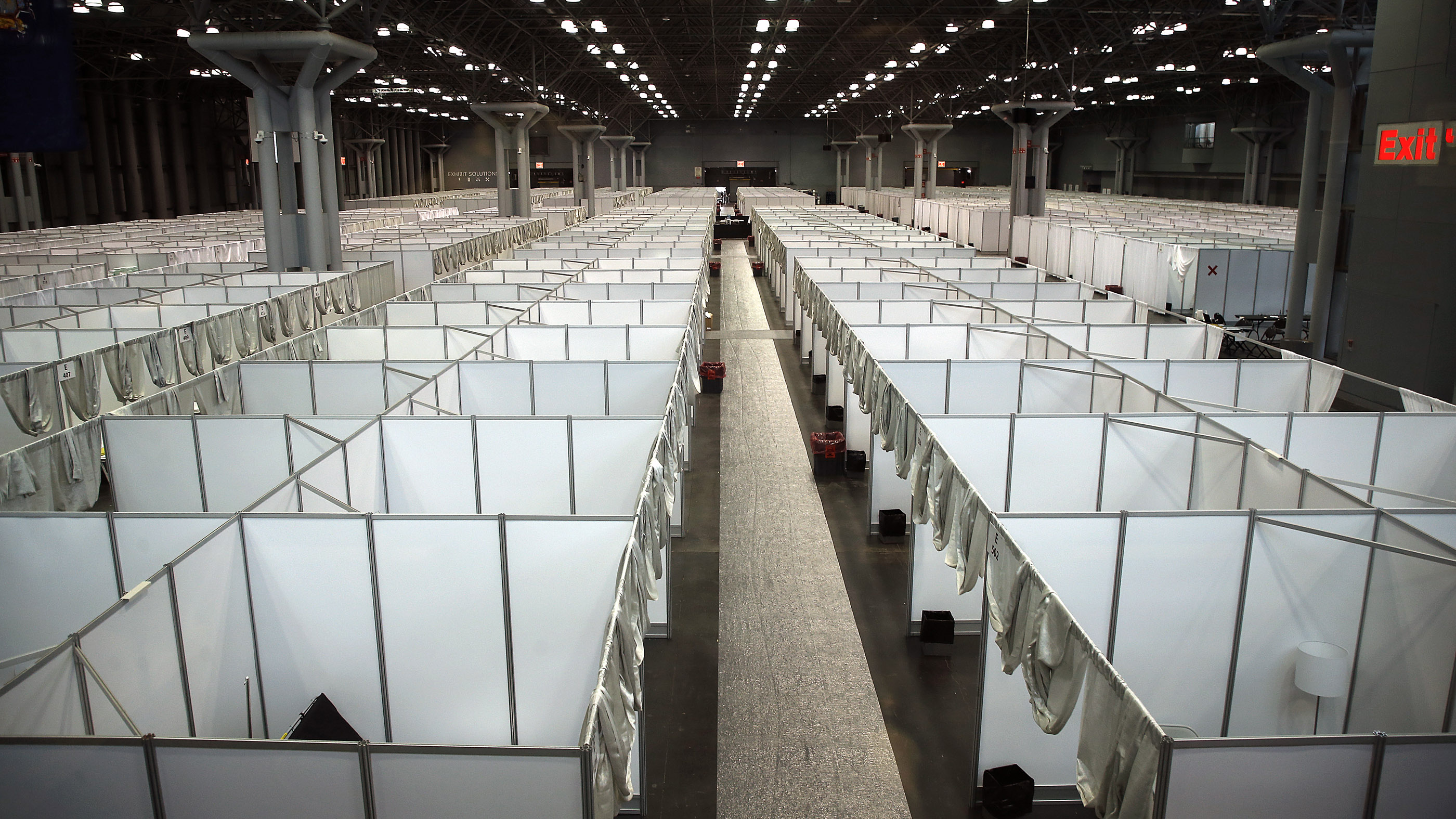 Field hospitals set up across the U.S. to deal with the rising coronavirus cases.