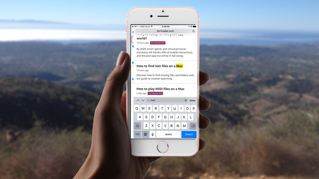 How to find a word on a page in iOS 9 Safari TechRadar